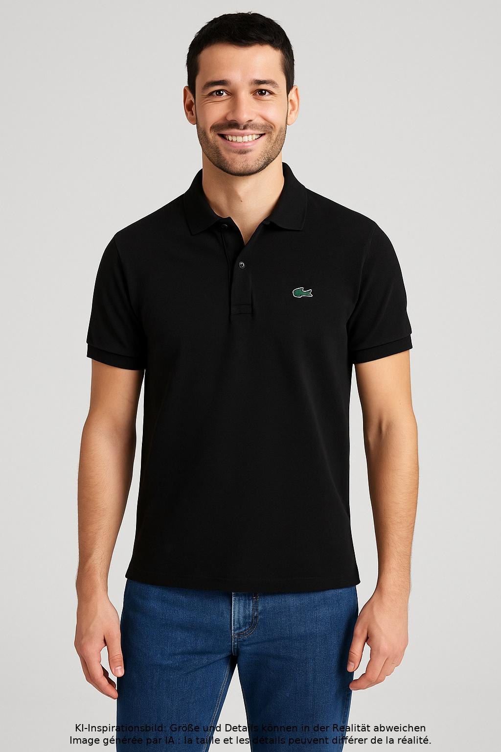 

Lacoste Herren Poloshirt, schwarz, Gr. 48