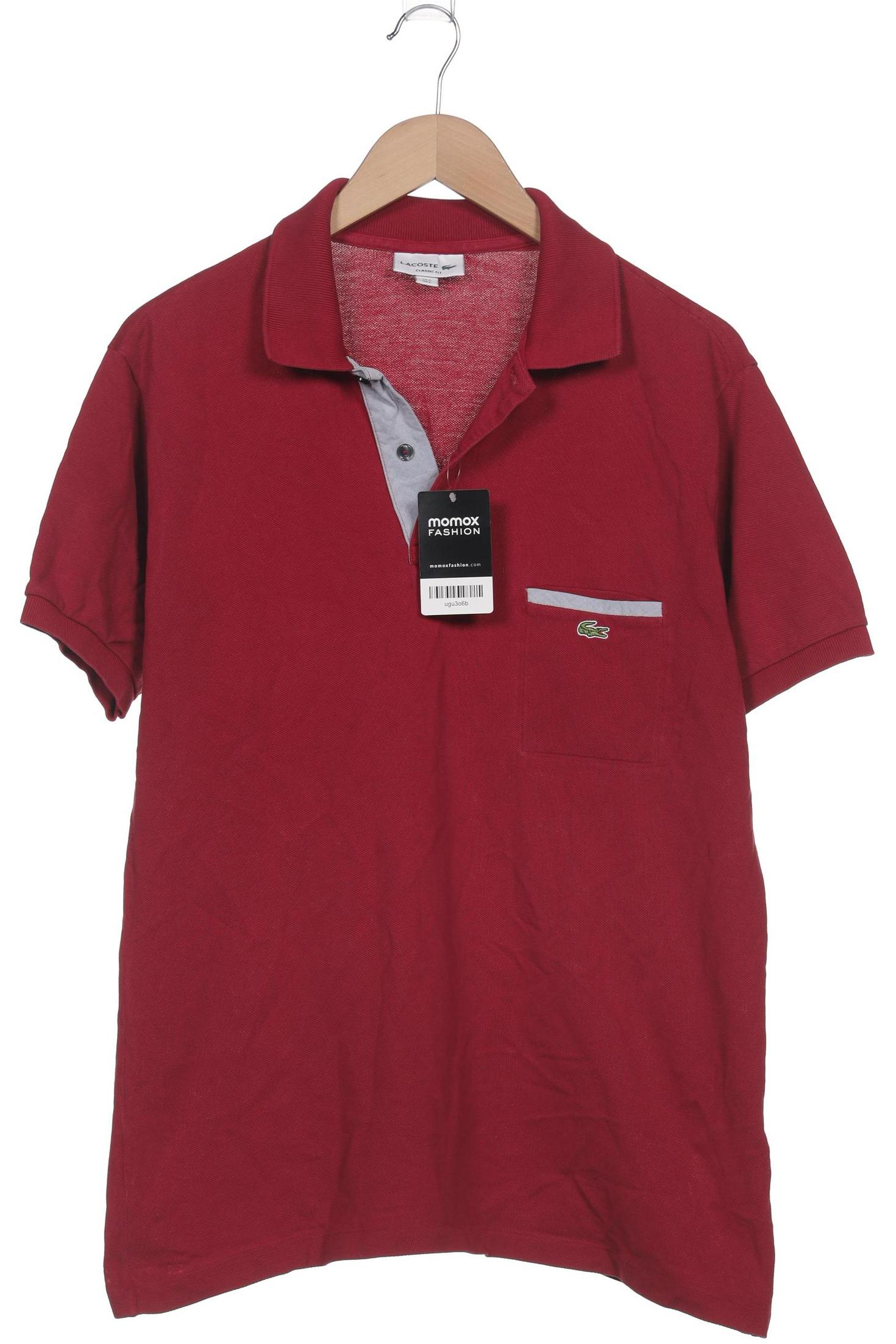 

Lacoste Herren Poloshirt, bordeaux, Gr. 52