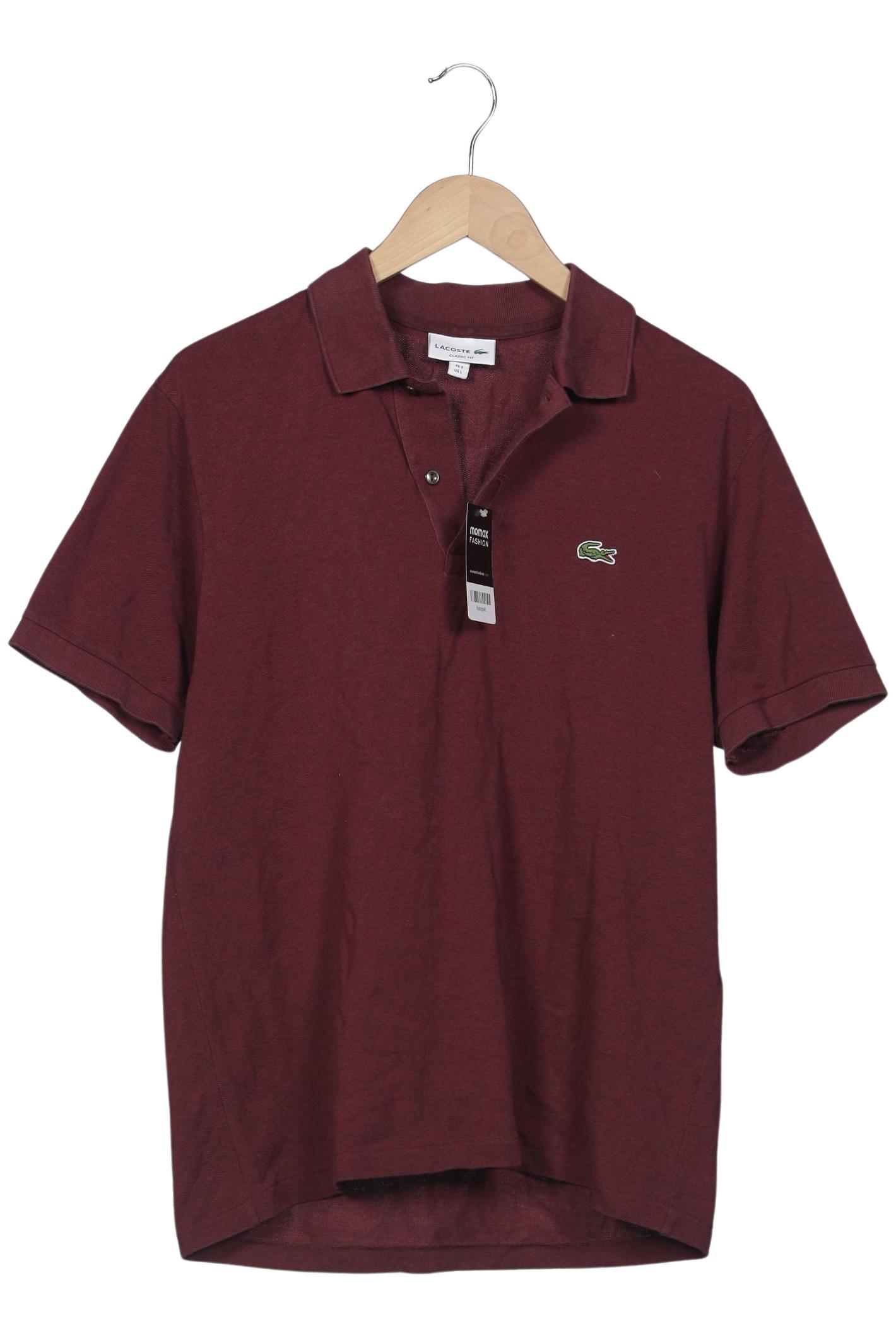 

Lacoste Herren Poloshirt, bordeaux, Gr. 52