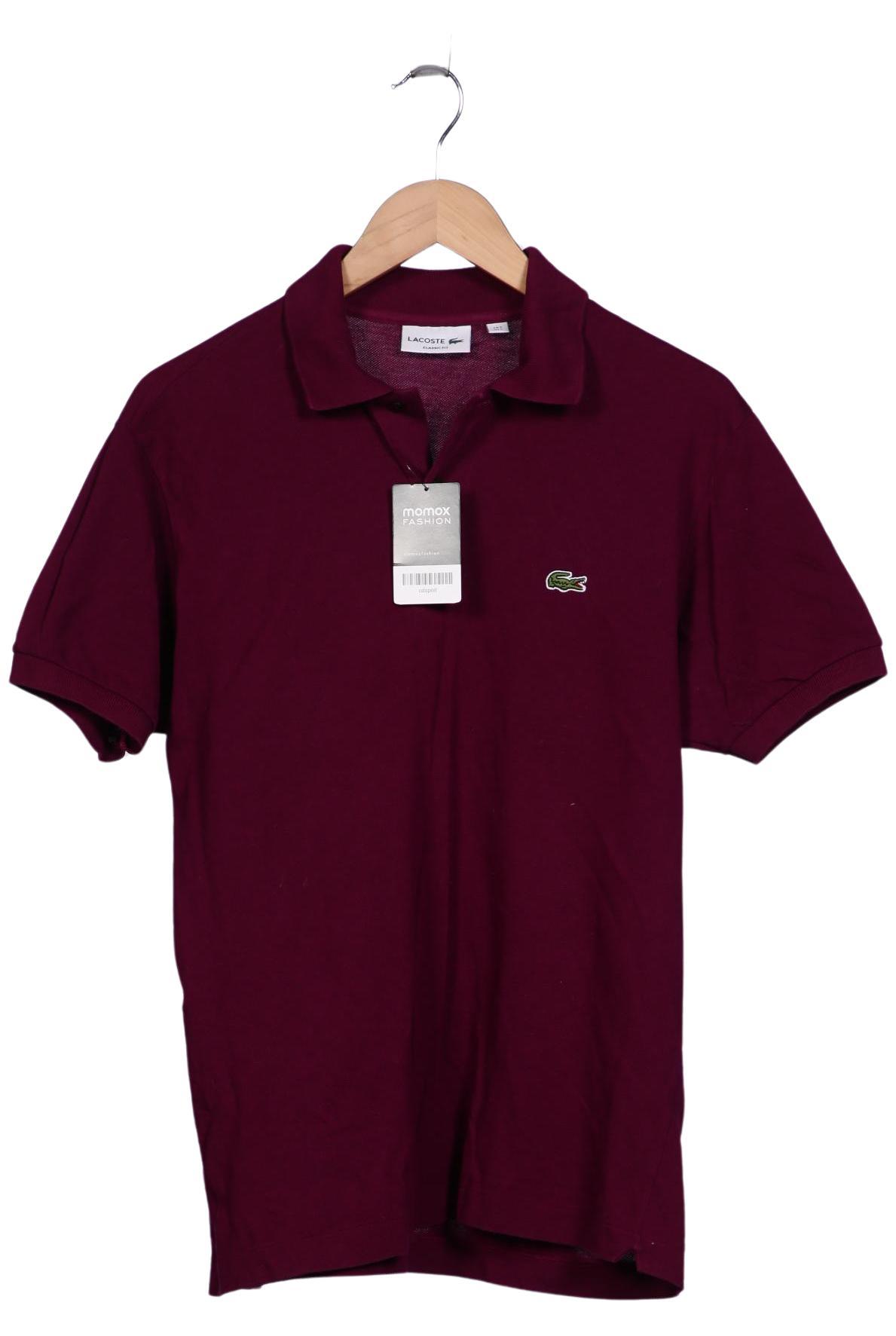 

Lacoste Herren Poloshirt, bordeaux, Gr. 52
