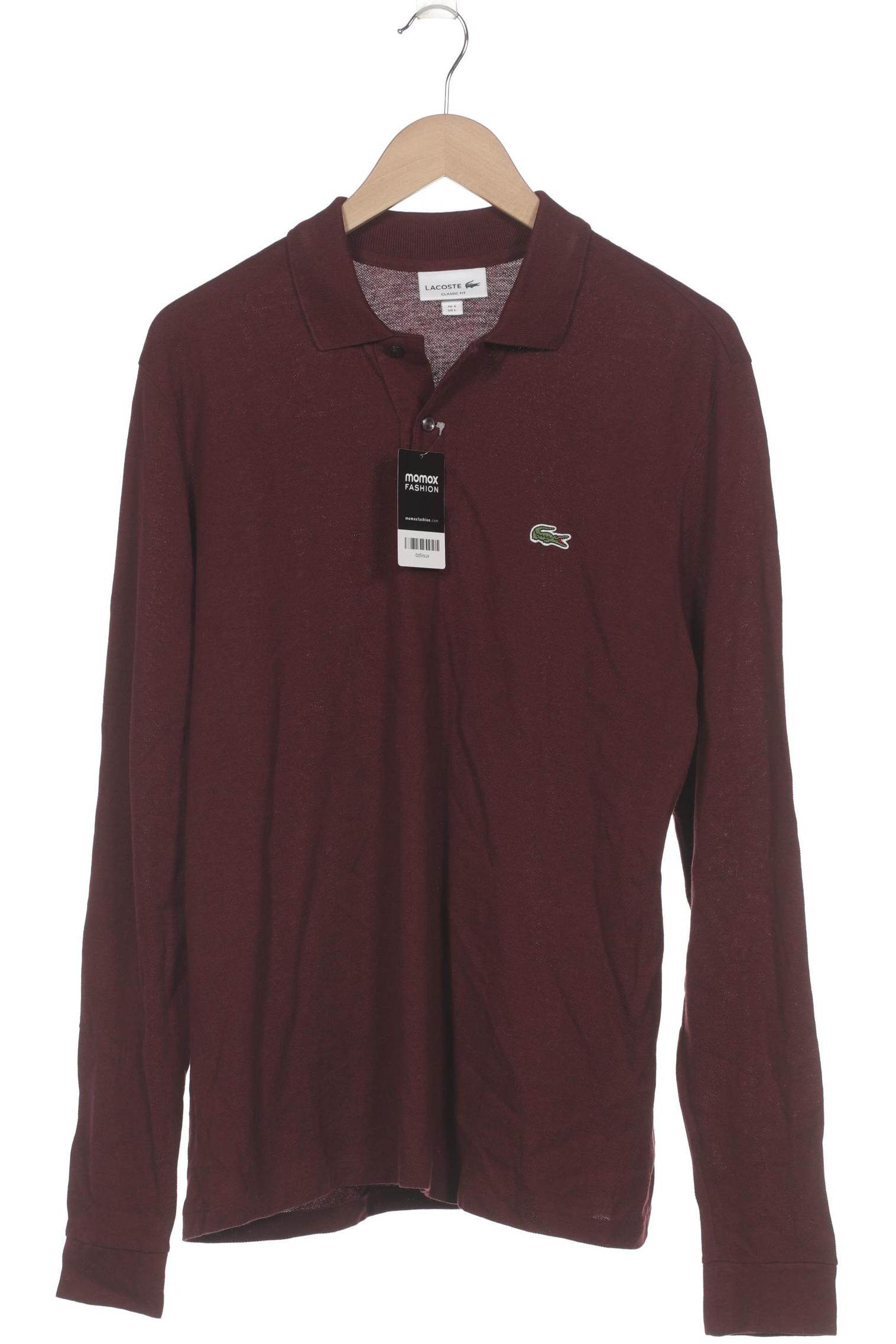 

Lacoste Herren Poloshirt, bordeaux, Gr. 52