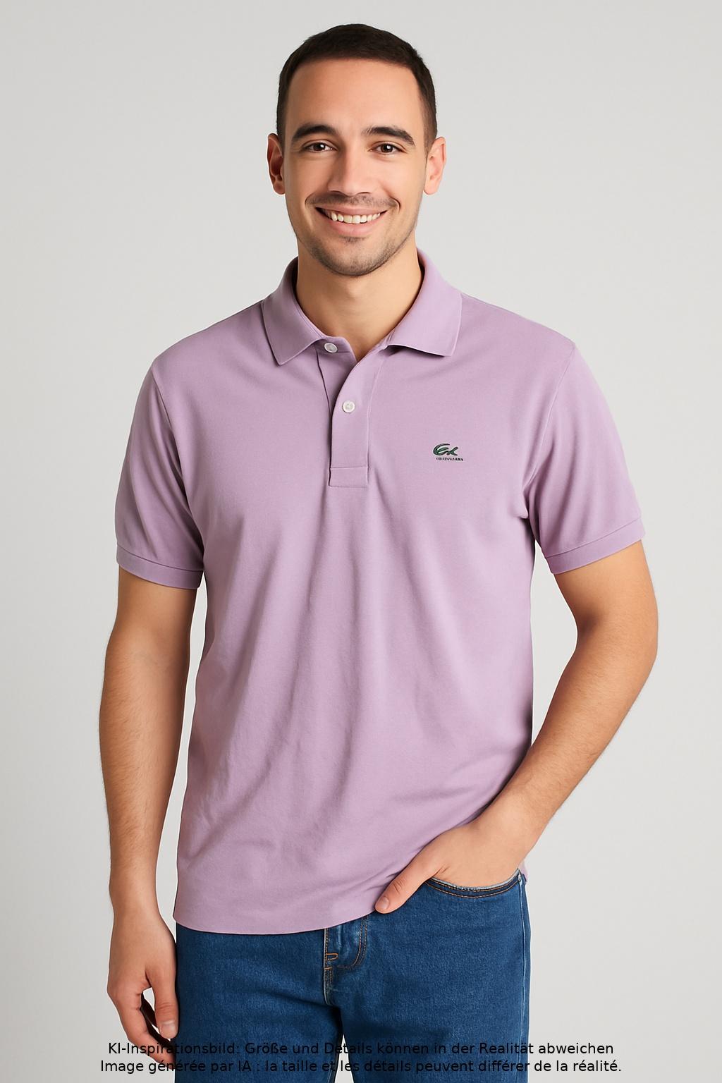 

Lacoste Herren Poloshirt, flieder, Gr. 52