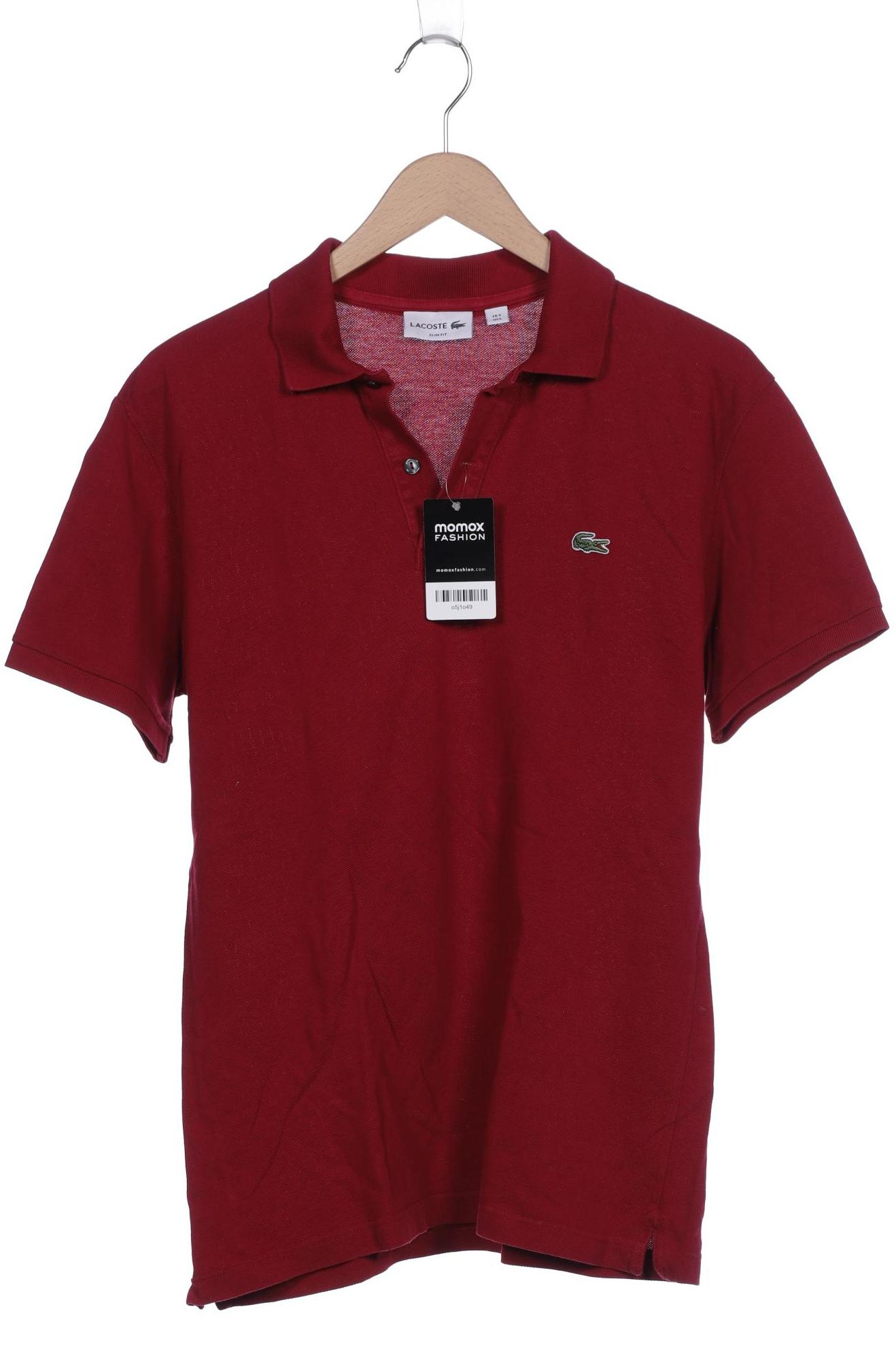 

Lacoste Herren Poloshirt, bordeaux, Gr. 52