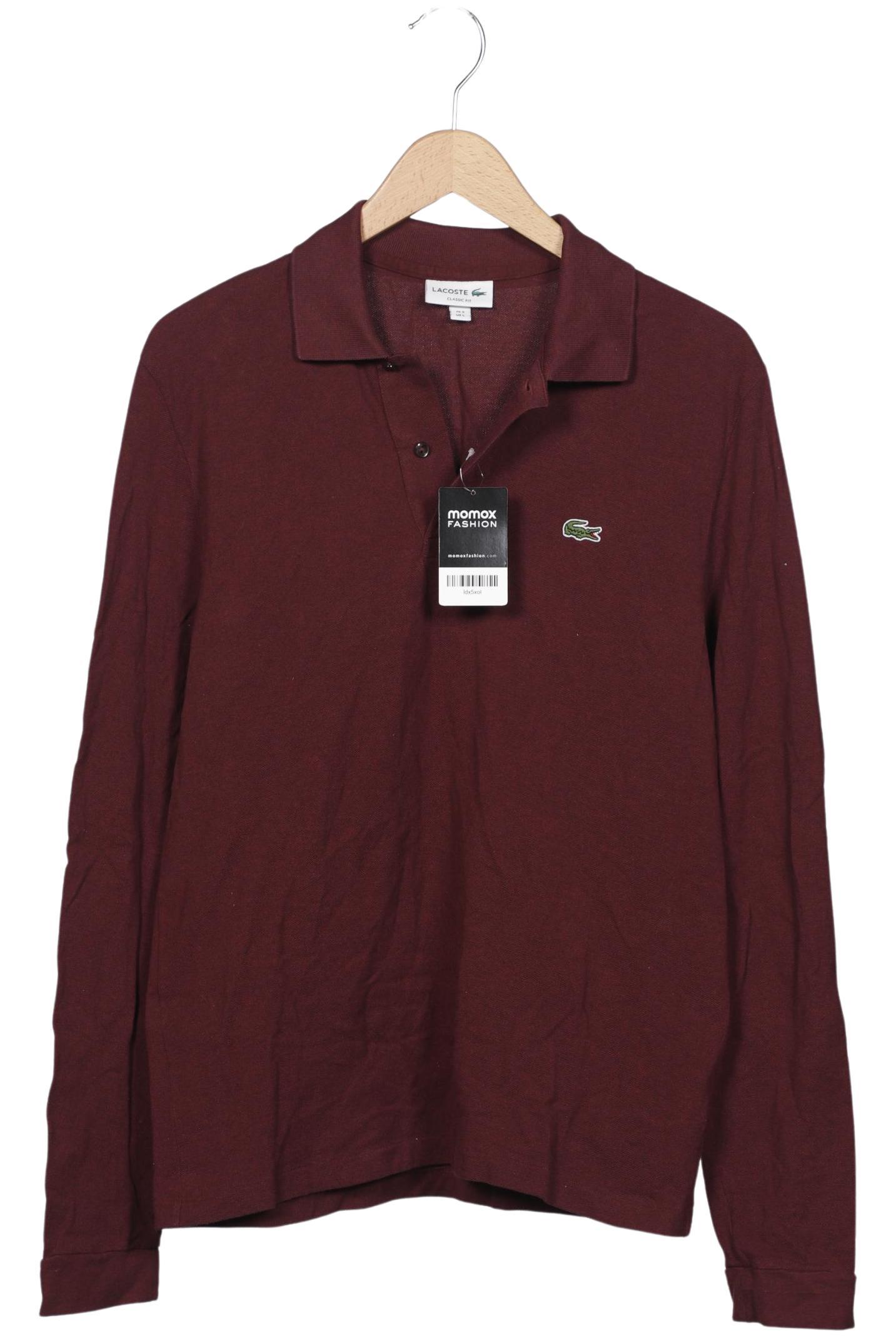 

Lacoste Herren Poloshirt, bordeaux, Gr. 52