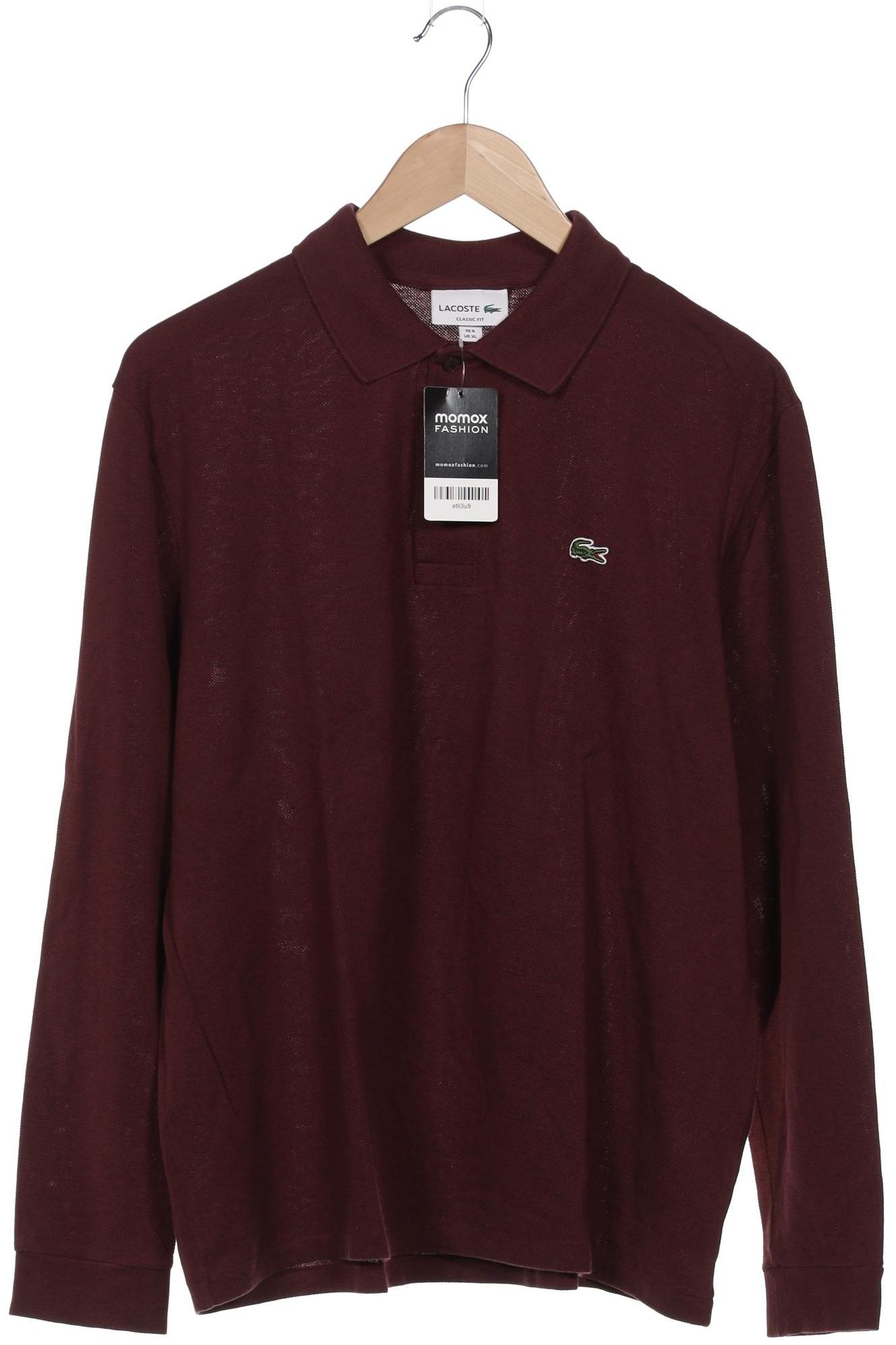 

Lacoste Herren Poloshirt, bordeaux, Gr. 54