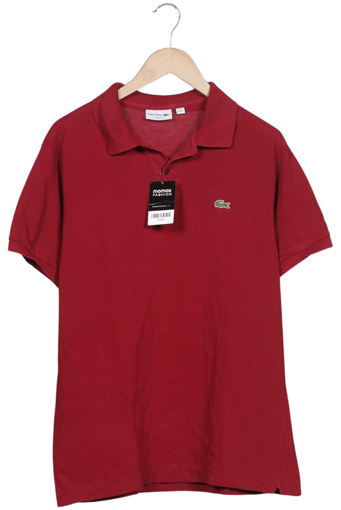 

Lacoste Herren Poloshirt, bordeaux, Gr. 54