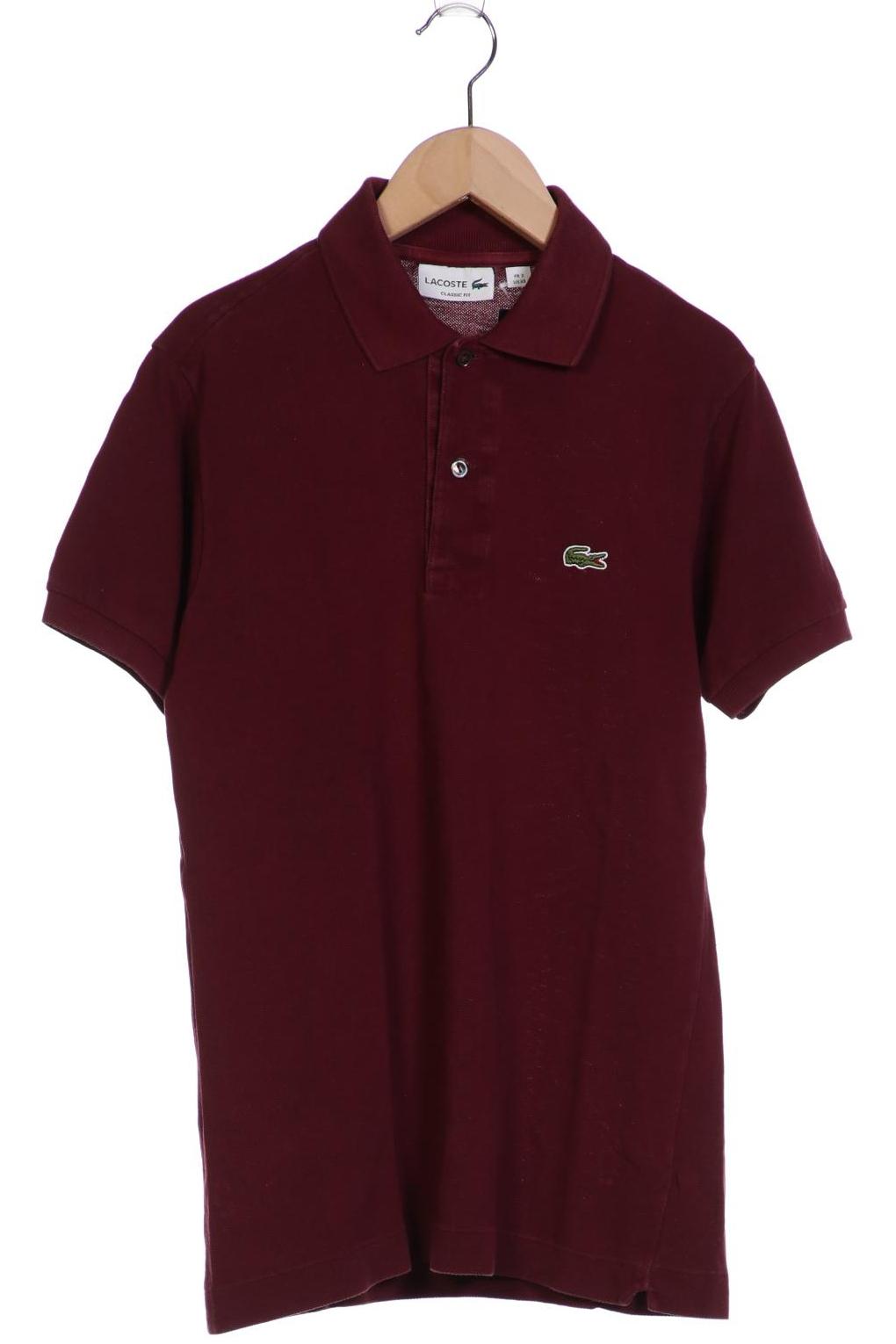 

Lacoste Herren Poloshirt, bordeaux, Gr. 44