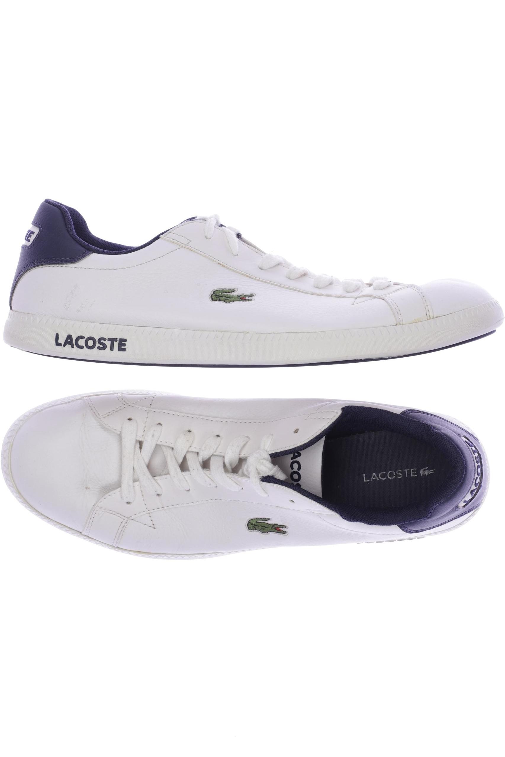 

Lacoste Herren Sneakers, weiß, Gr. 42.5