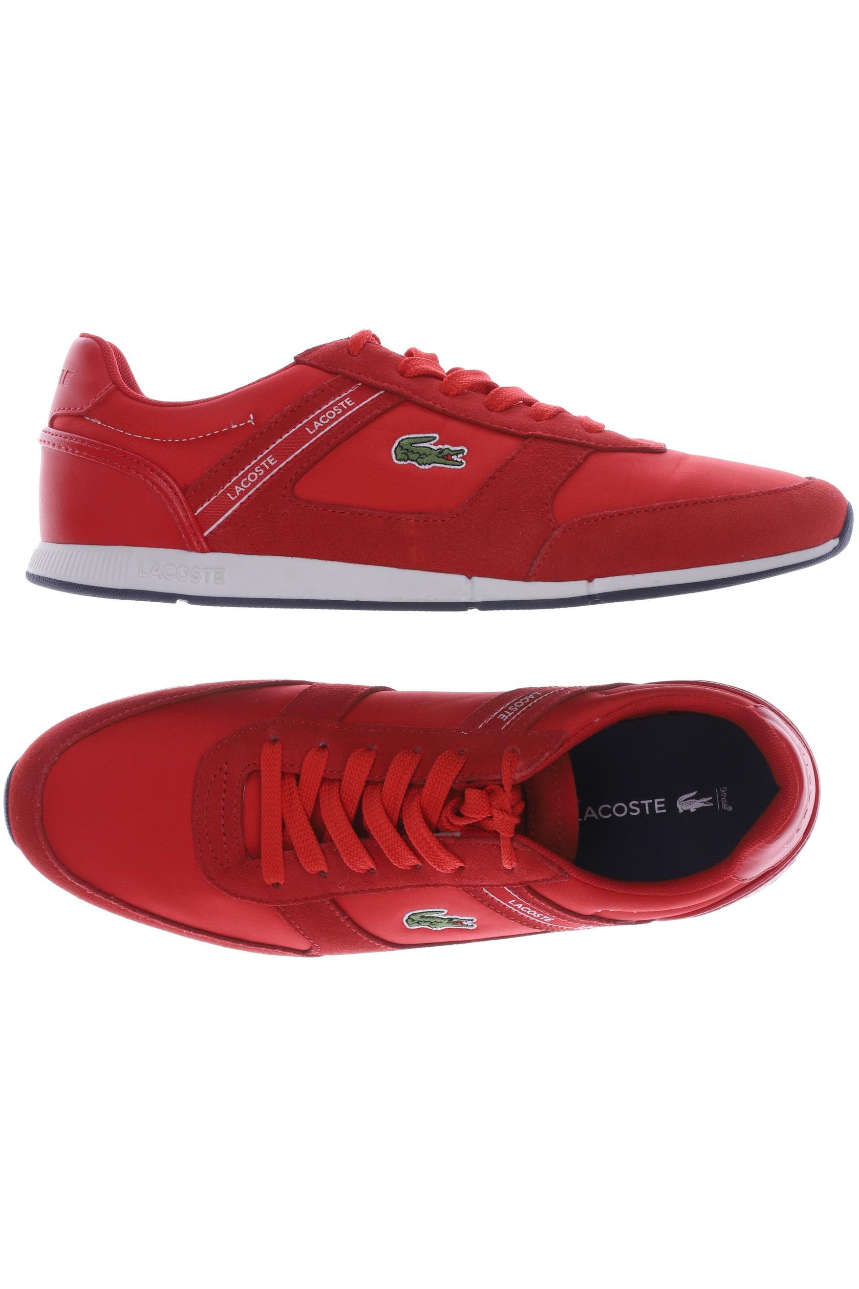 

Lacoste Herren Sneakers, rot, Gr. 40