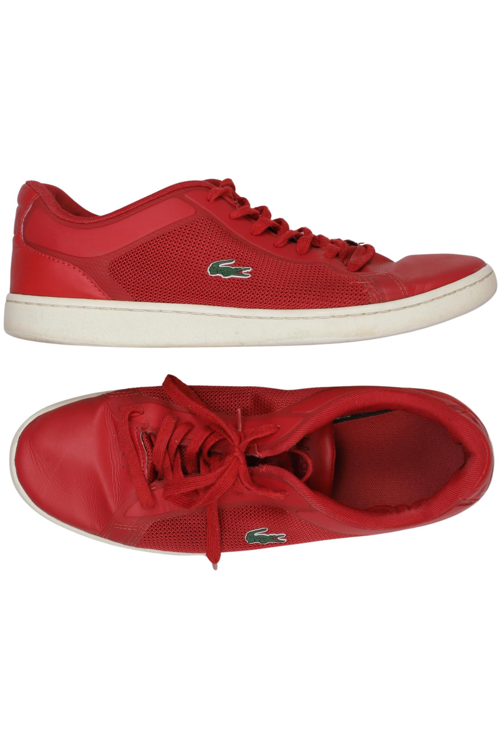 

Lacoste Herren Sneakers, rot, Gr. 43