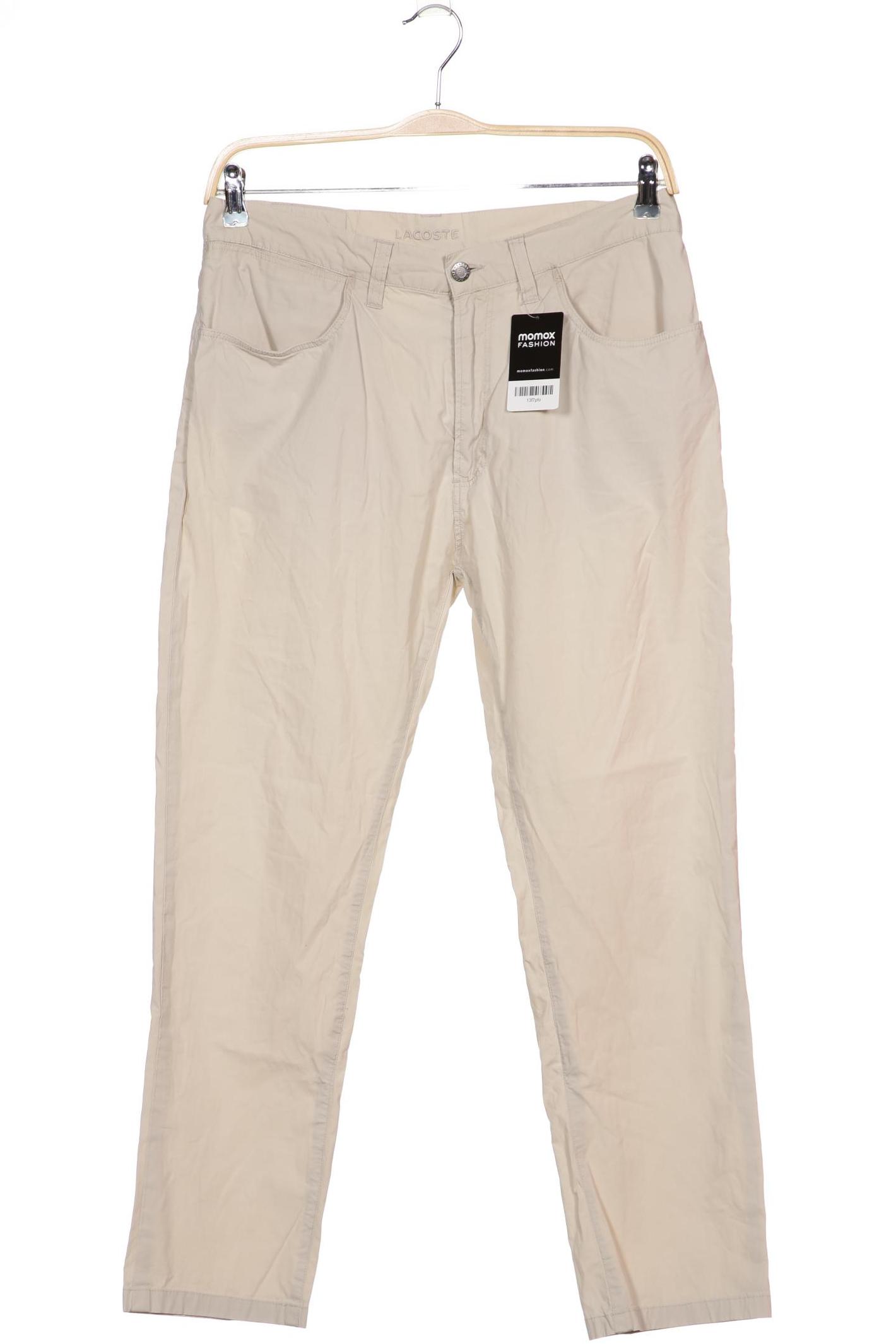 

Lacoste Herren Stoffhose, cremeweiß