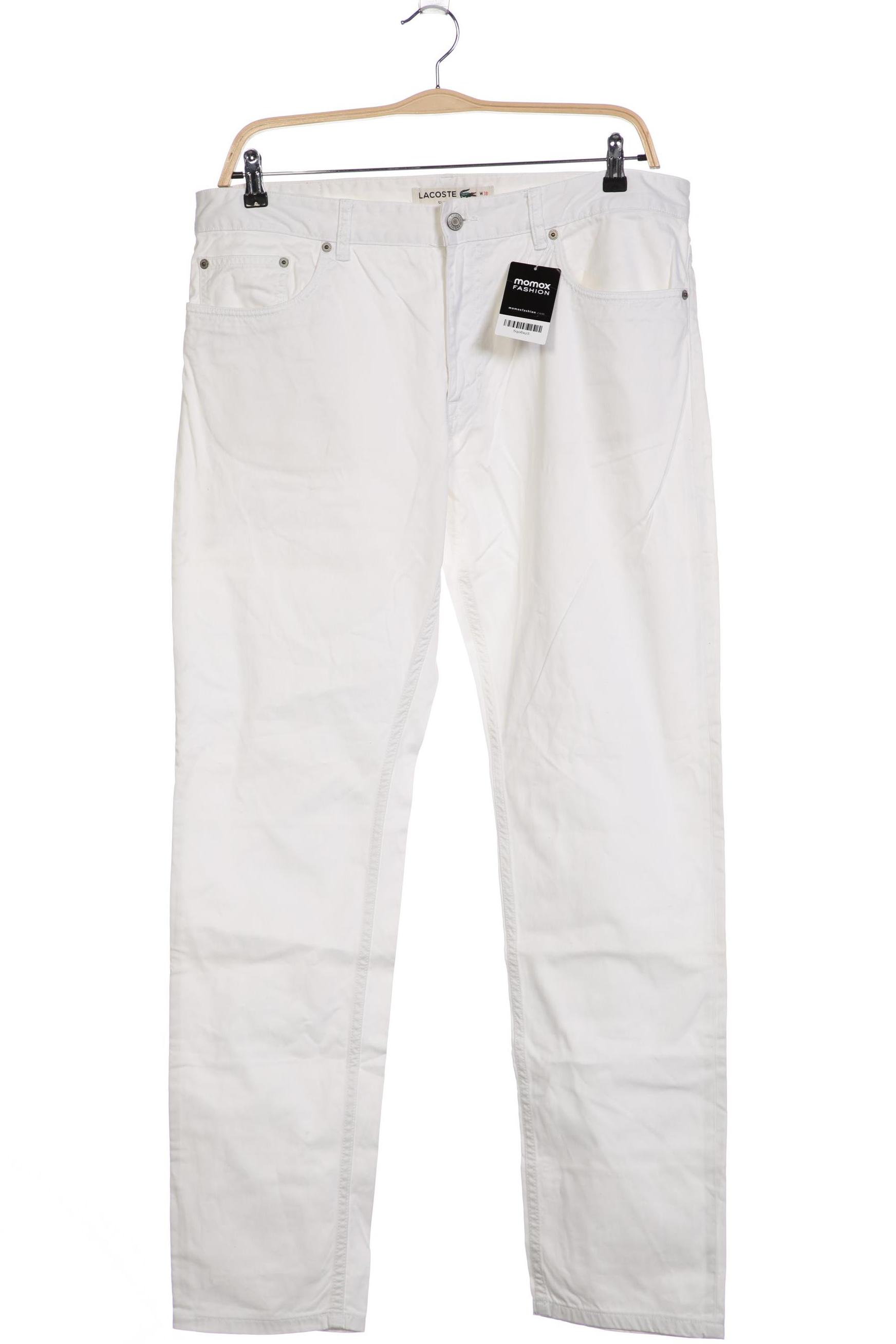 

Lacoste Herren Stoffhose, weiß, Gr. 38
