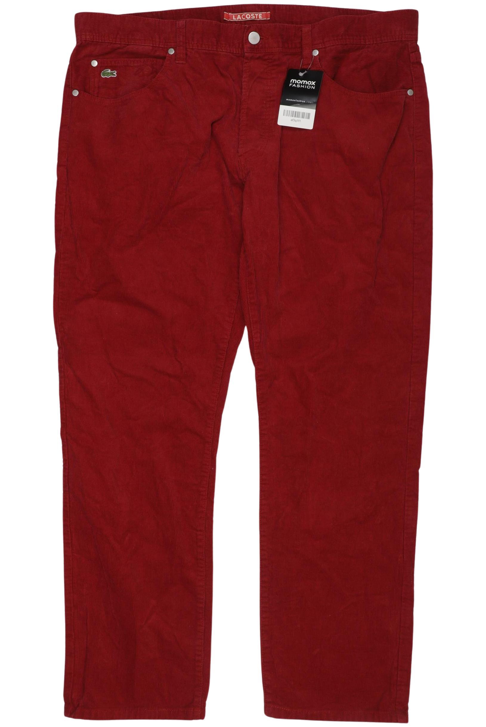 Thumbnail - Lacoste Herren Stoffhose, rot, Gr. 56