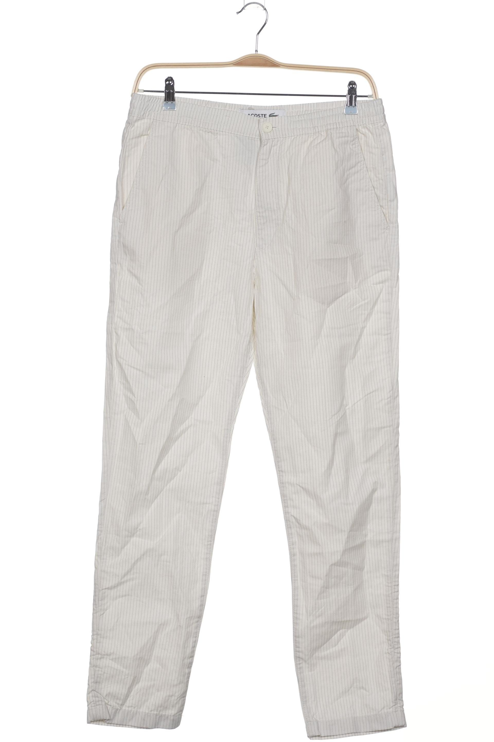 

Lacoste Herren Stoffhose, weiß, Gr. 33
