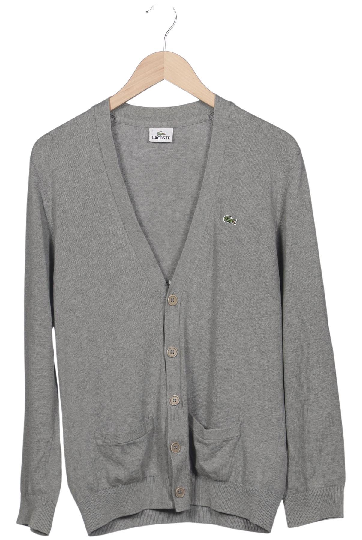 

Lacoste Herren Strickjacke, grau, Gr. 48