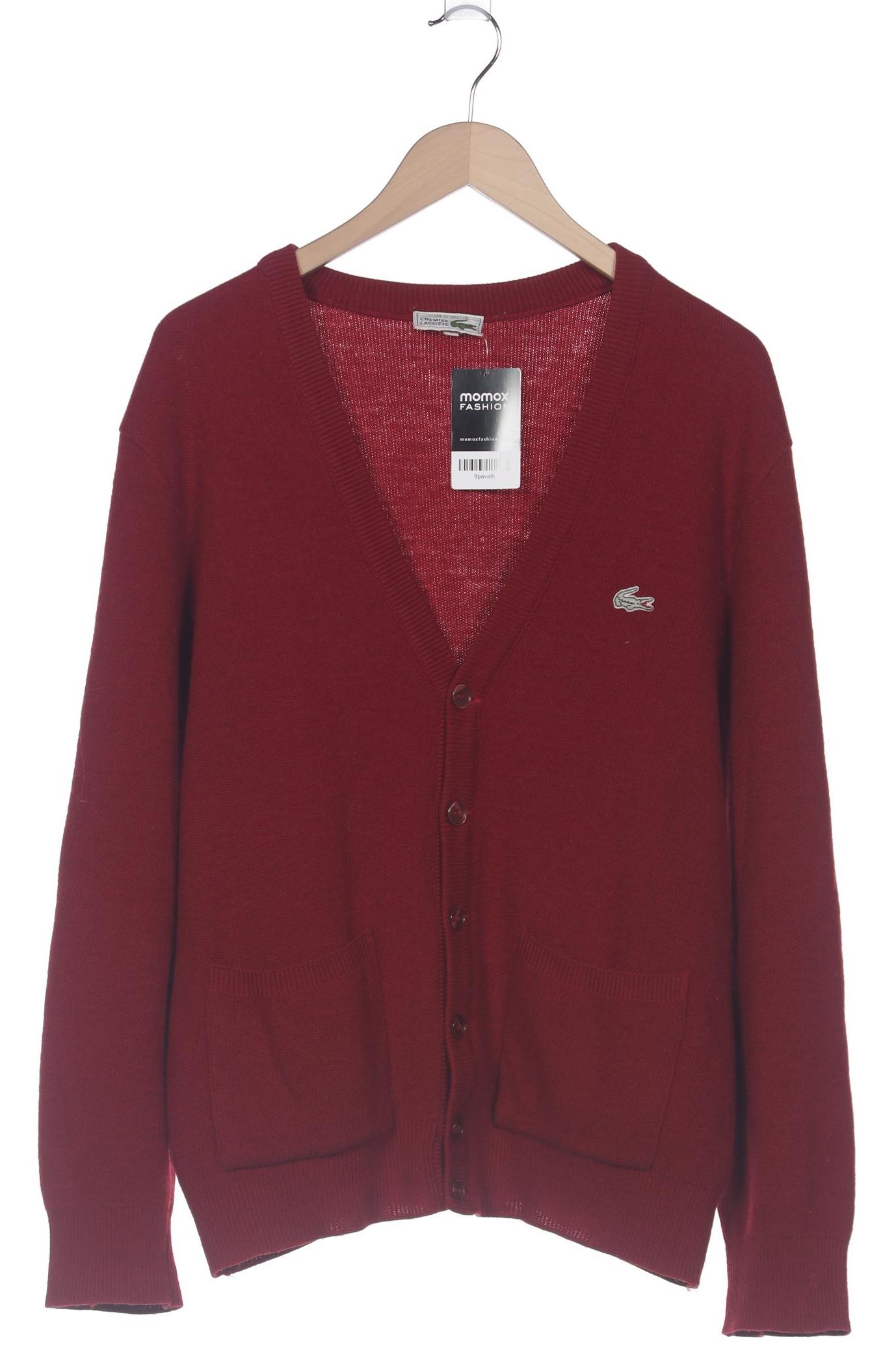 

Lacoste Herren Strickjacke, bordeaux, Gr. 52