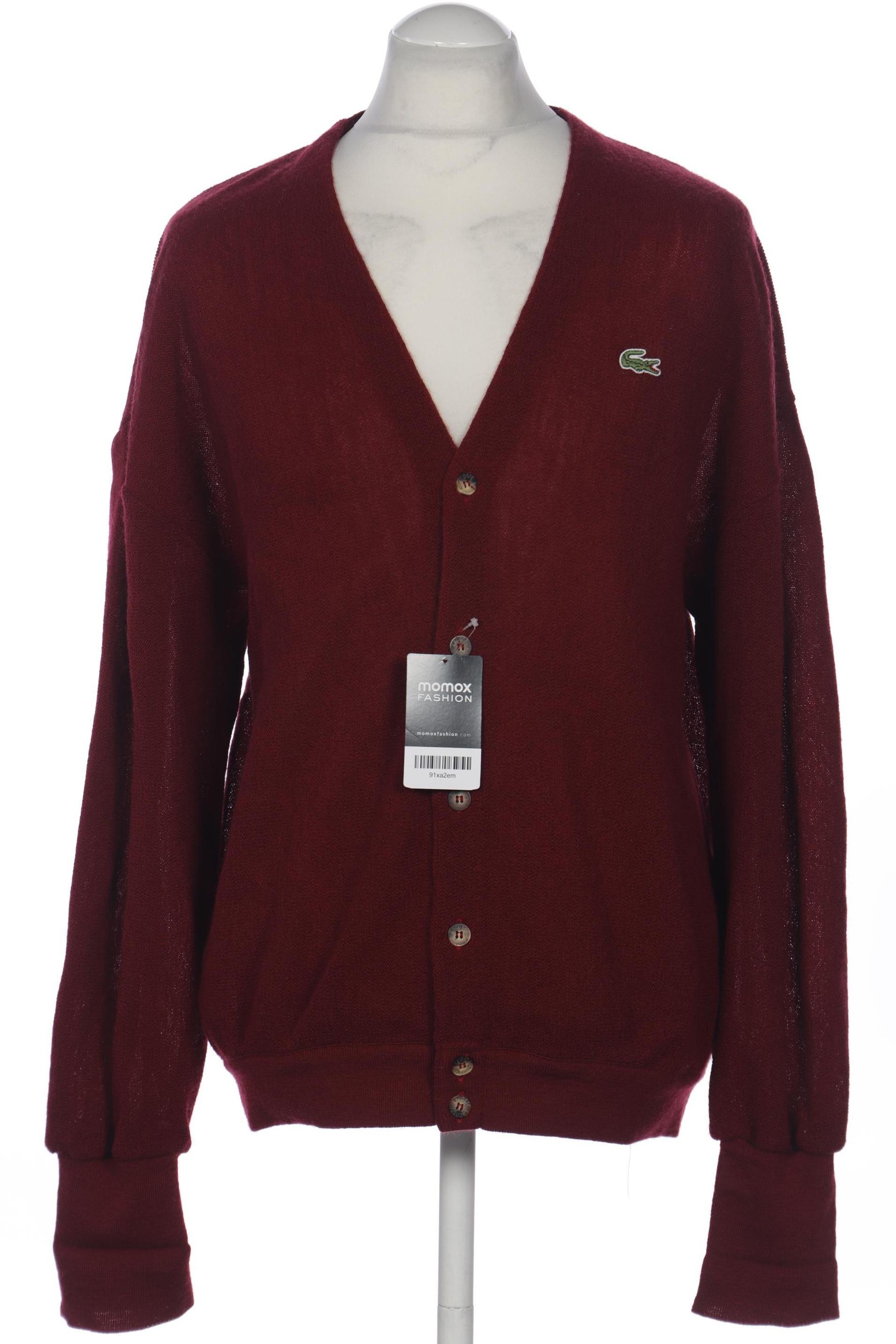 

Lacoste Herren Strickjacke, bordeaux, Gr. 56