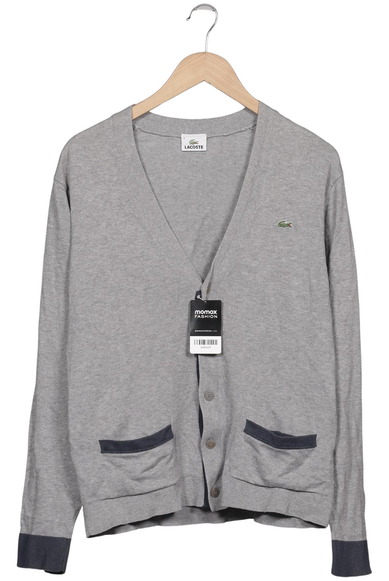 

Lacoste Herren Strickjacke, grau, Gr. 48