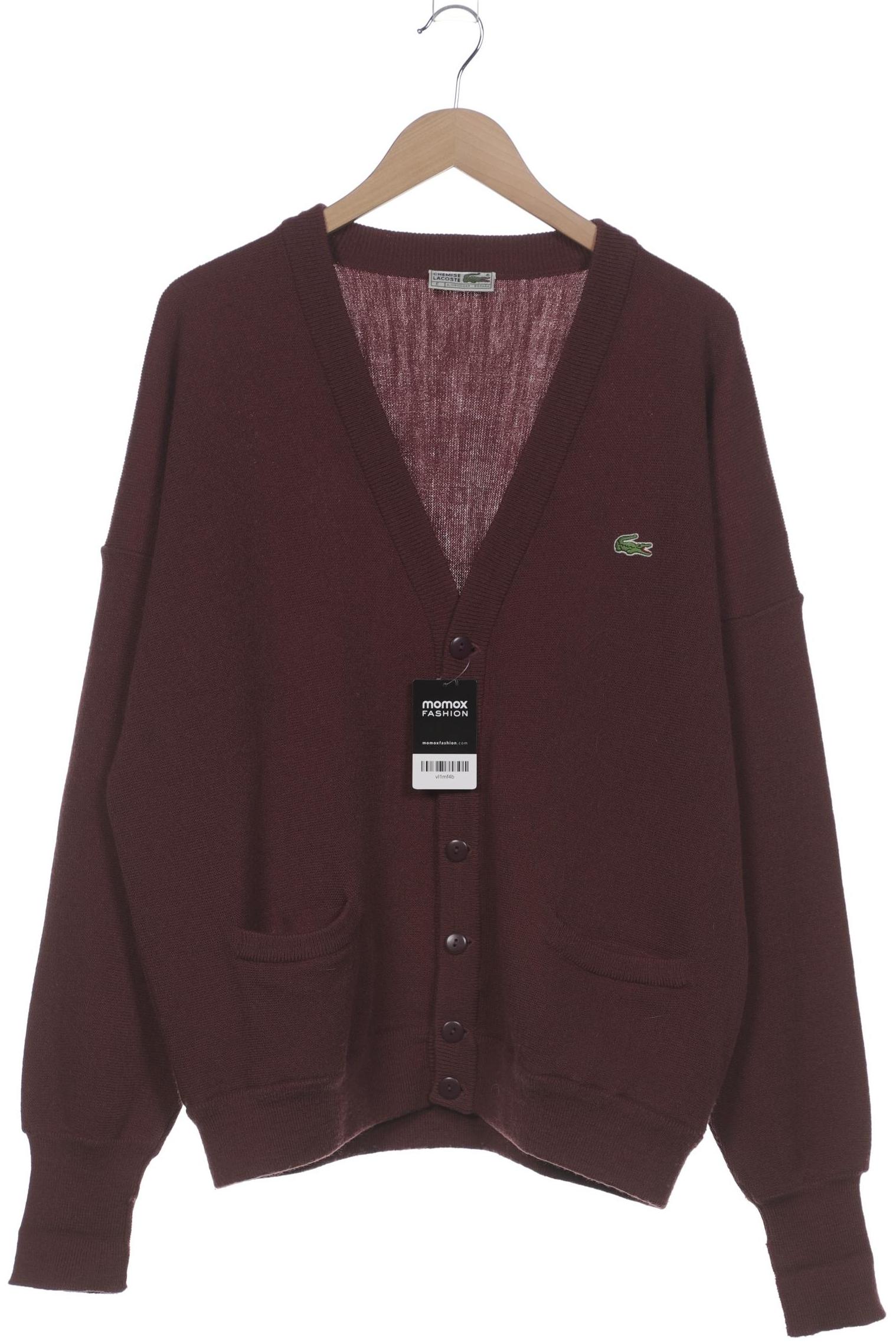 

Lacoste Herren Strickjacke, bordeaux, Gr. 46