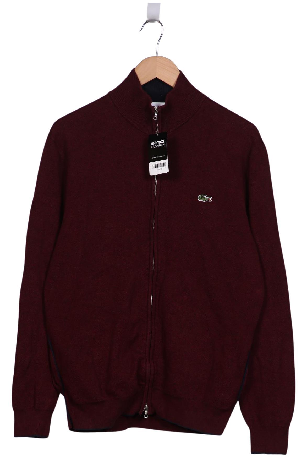 

Lacoste Herren Strickjacke, bordeaux, Gr. 52