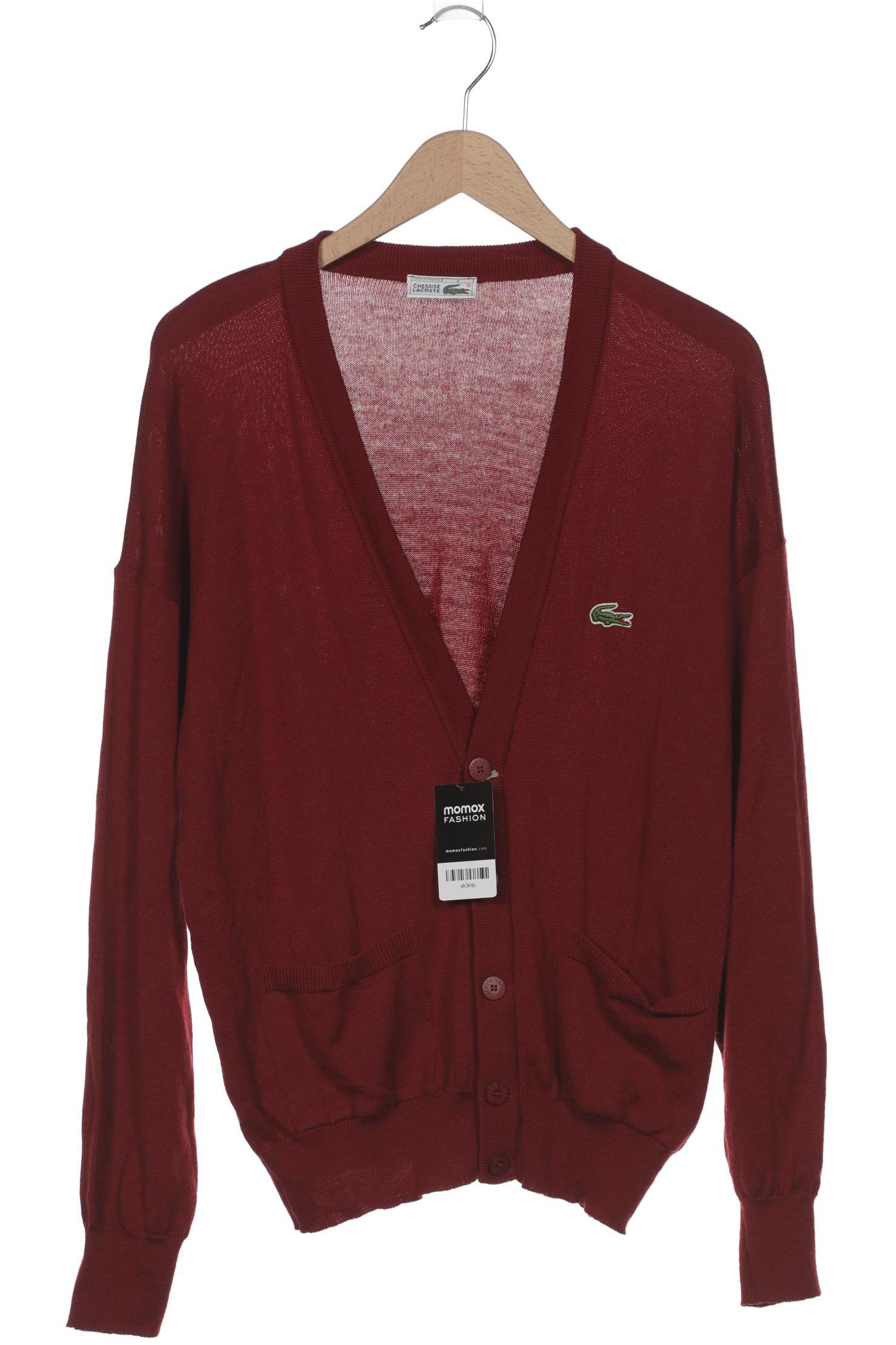 

Lacoste Herren Strickjacke, bordeaux, Gr. 48