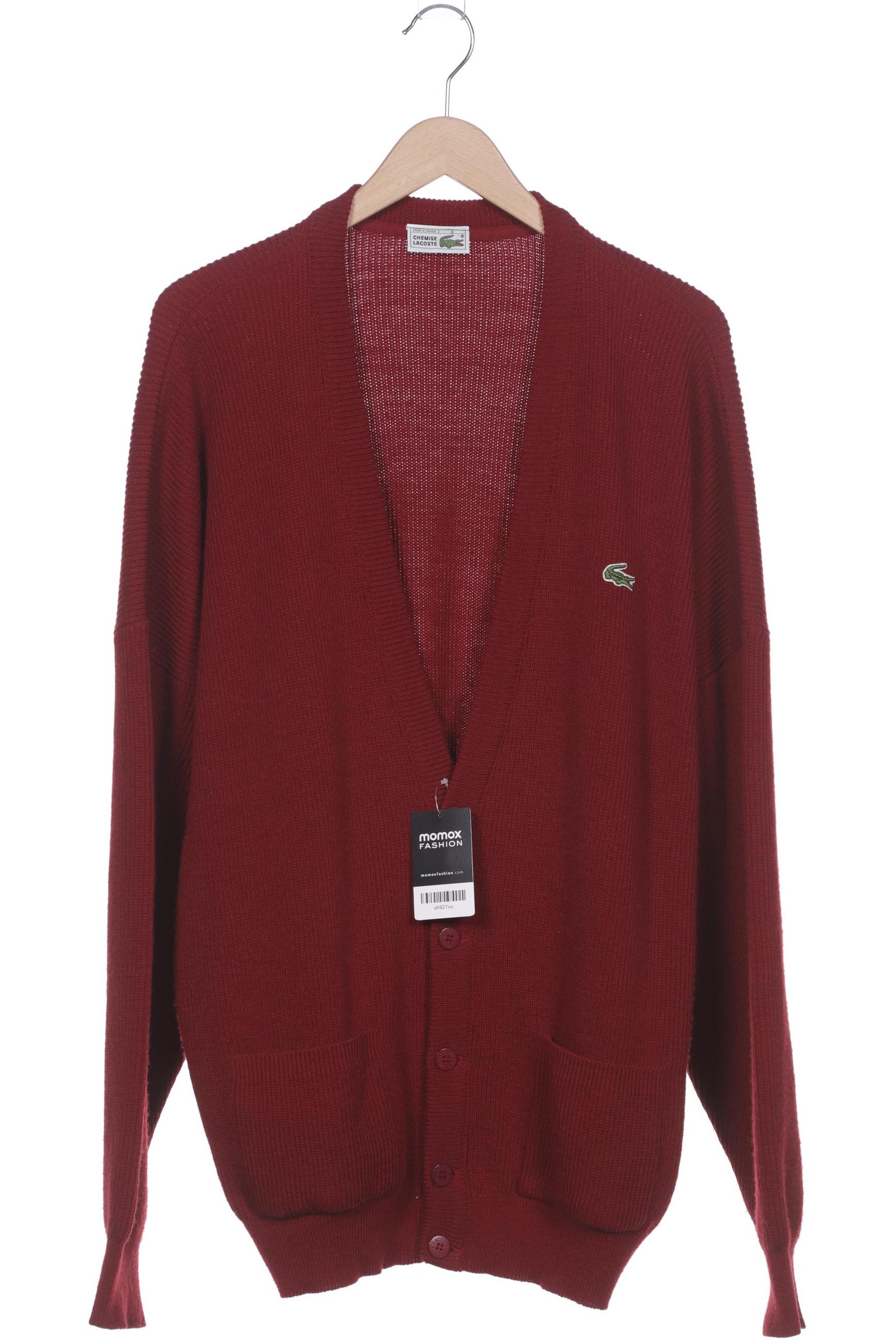 

Lacoste Herren Strickjacke, bordeaux, Gr. 58
