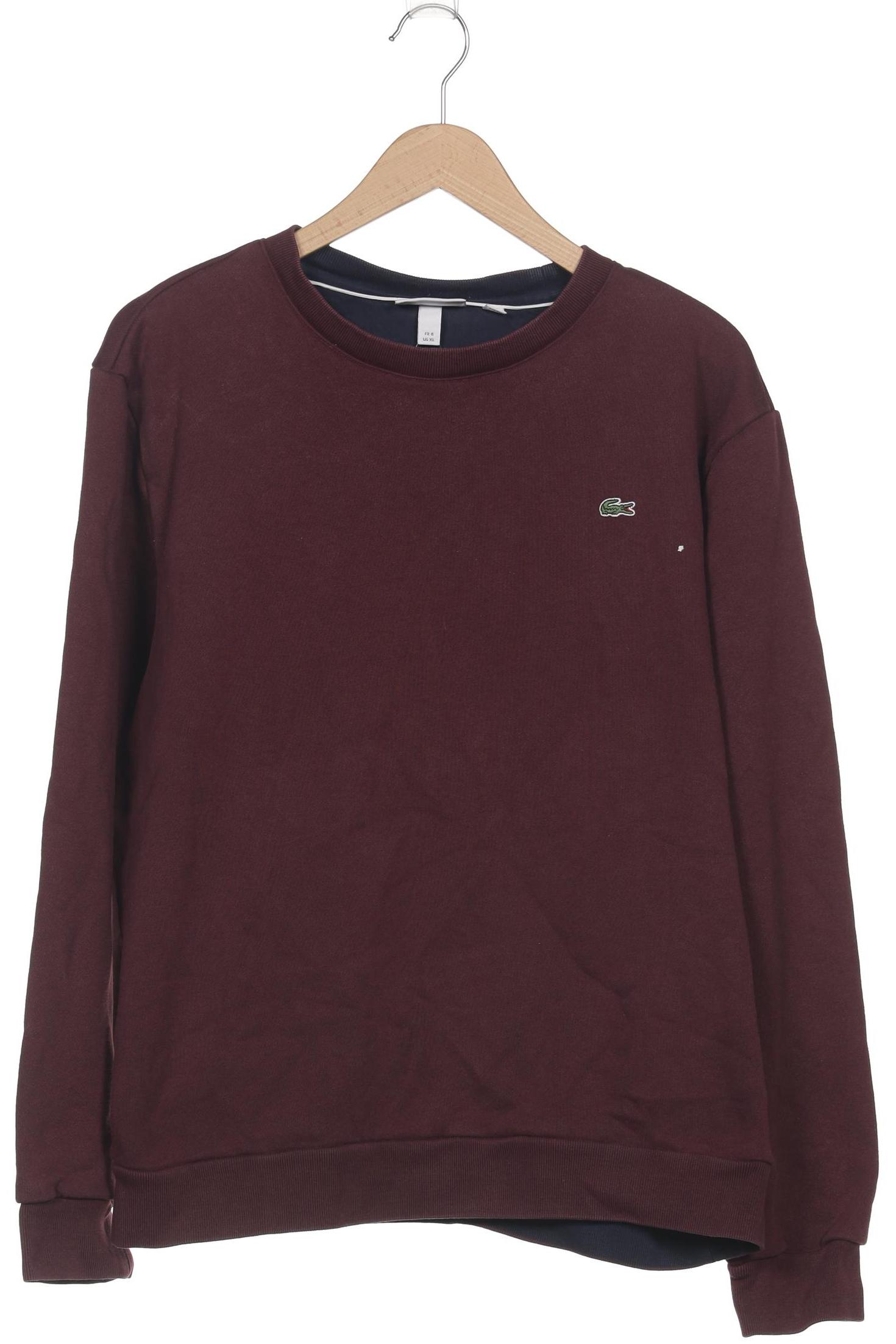 

Lacoste Herren Sweatshirt, bordeaux, Gr. 54