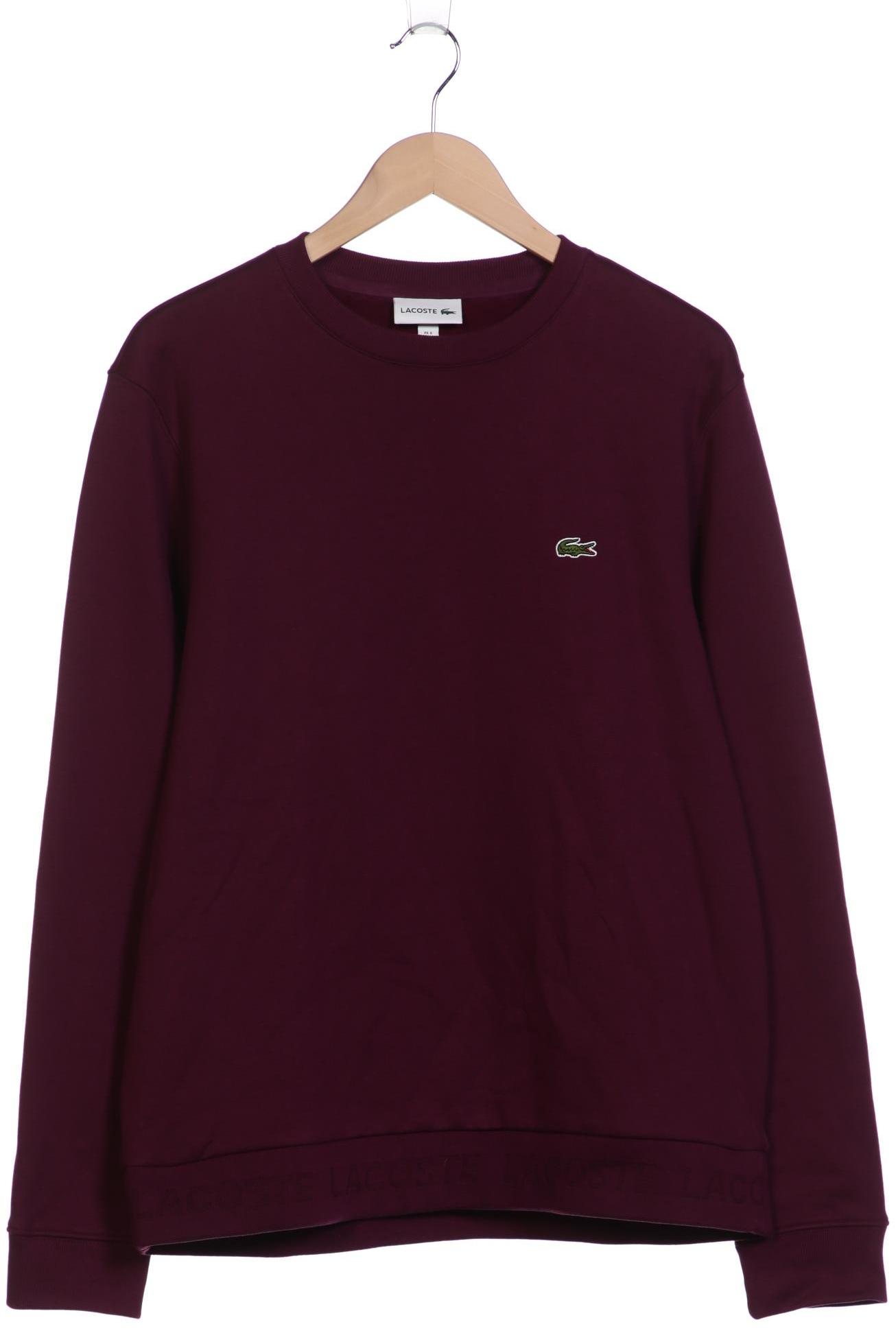 

Lacoste Herren Sweatshirt, bordeaux, Gr. 52
