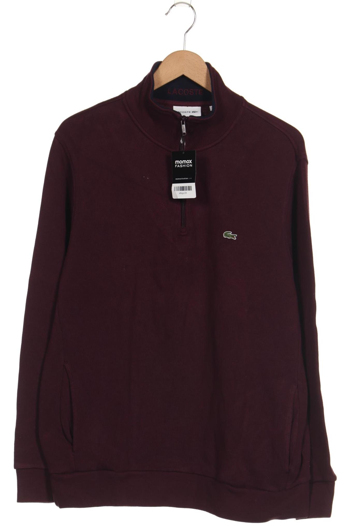 

Lacoste Herren Sweatshirt, bordeaux, Gr. 58