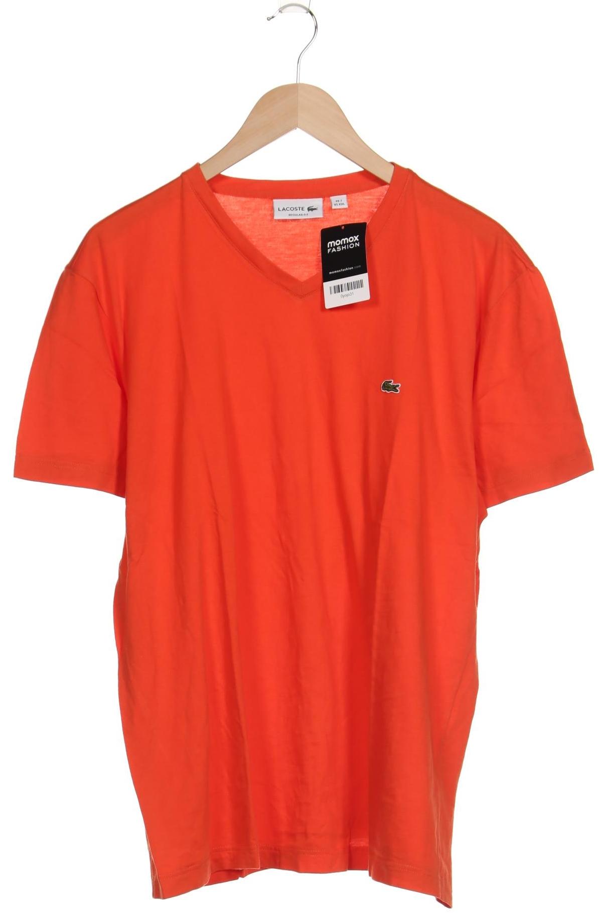 

Lacoste Herren T-Shirt, orange, Gr. 56