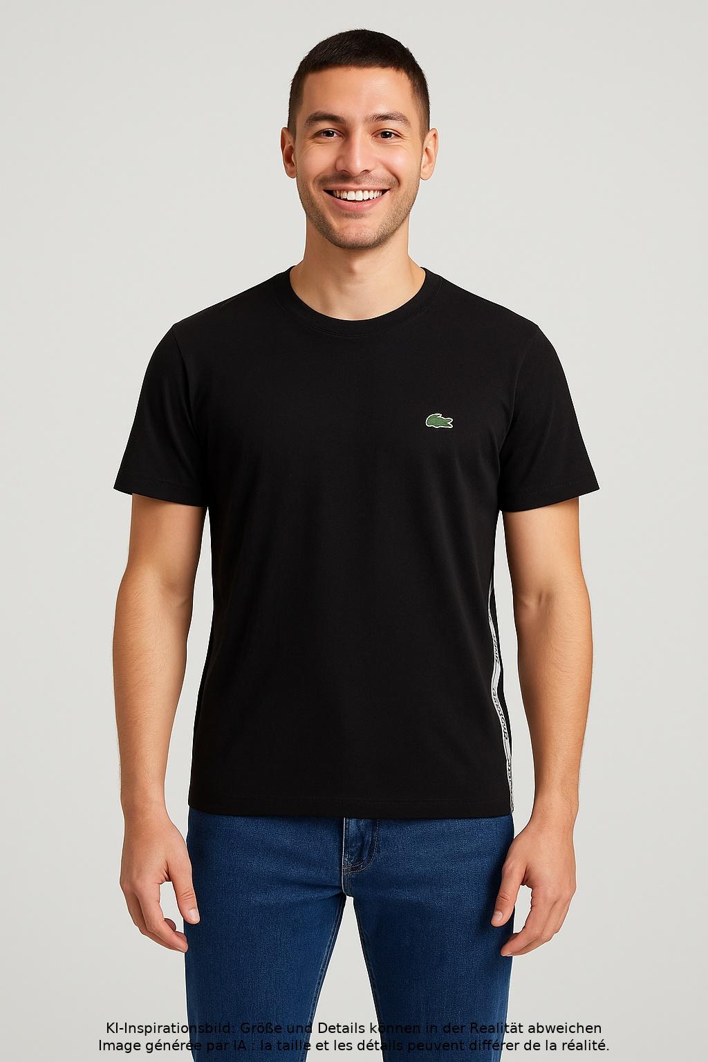 

Lacoste Herren T-Shirt, schwarz, Gr. 48