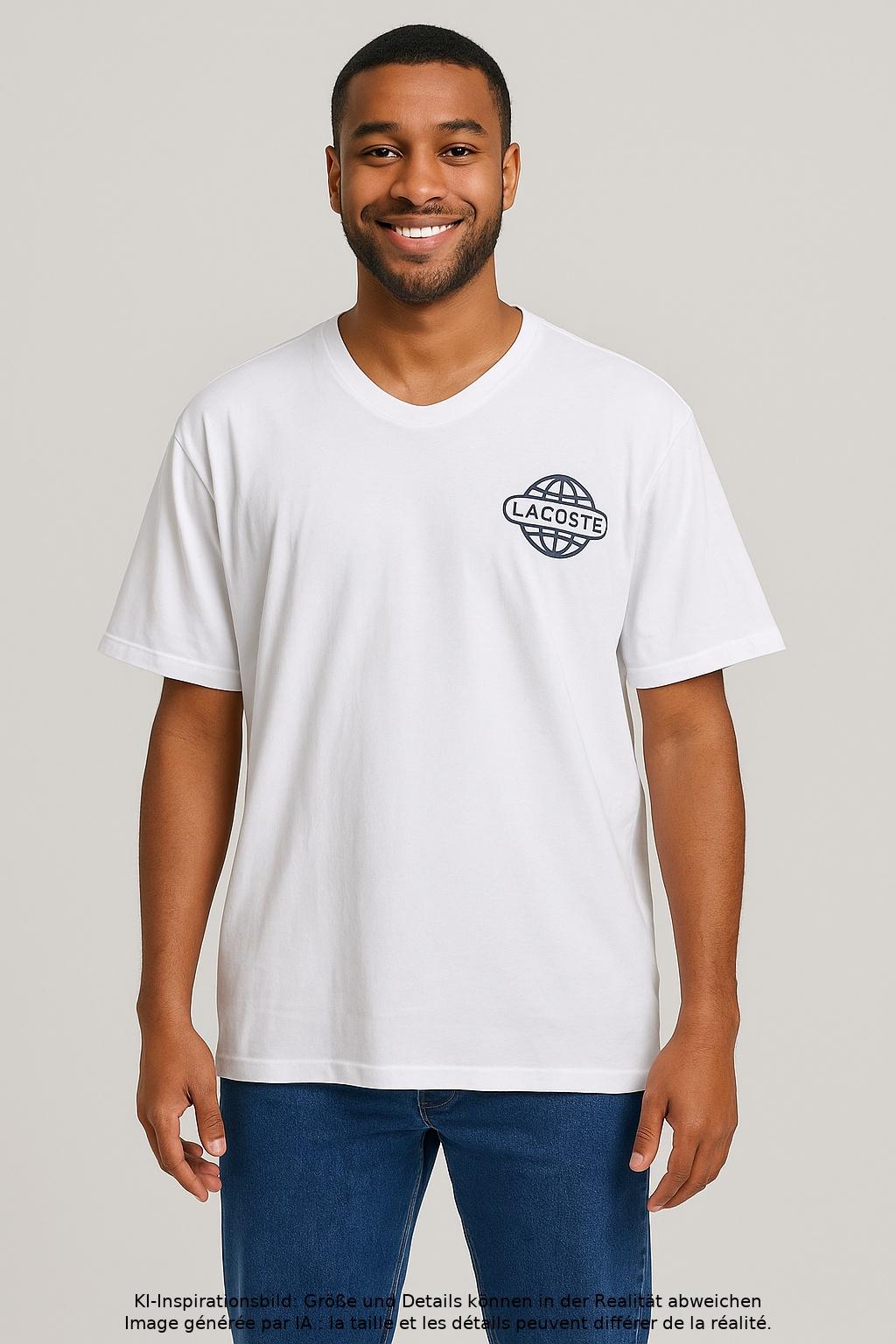 

Lacoste Herren T-Shirt, weiß, Gr. 56