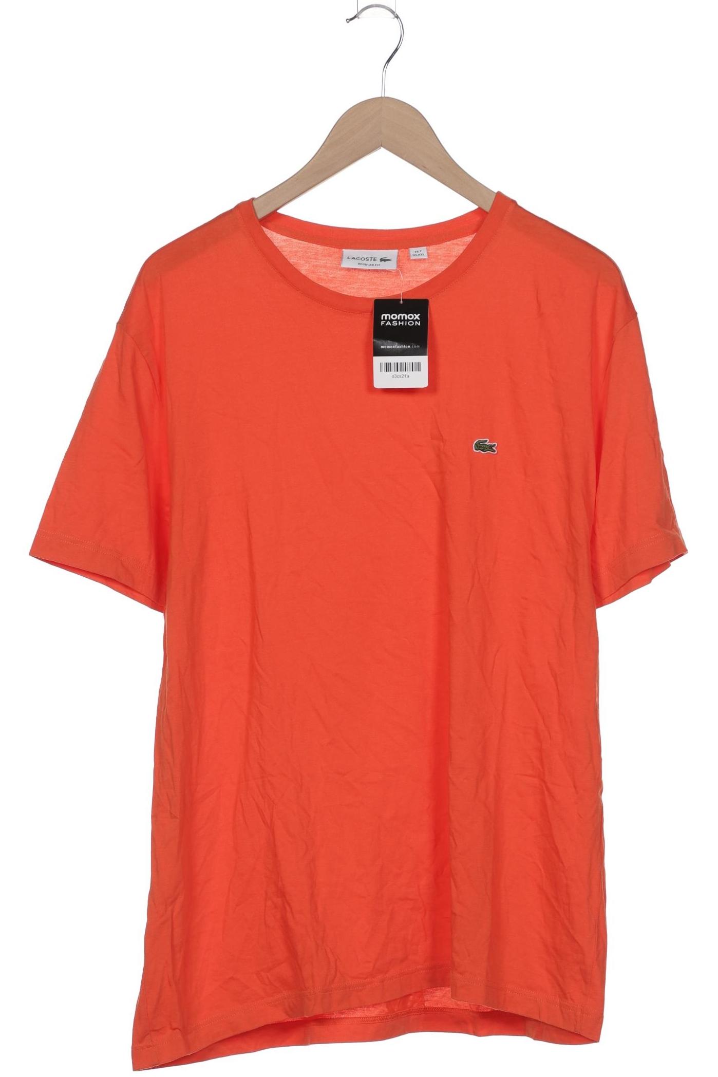 

Lacoste Herren T-Shirt, orange, Gr. 56
