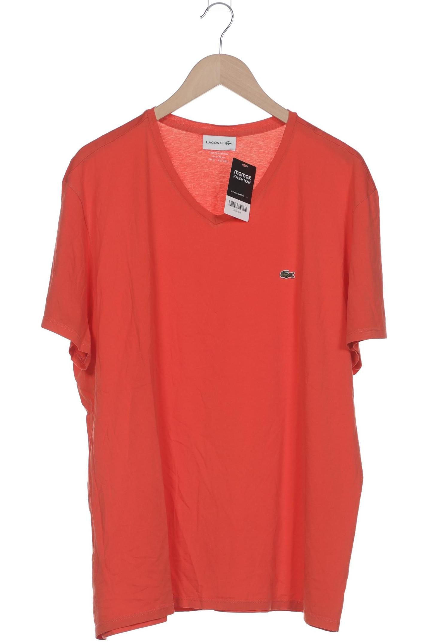 

Lacoste Herren T-Shirt, orange, Gr. 58