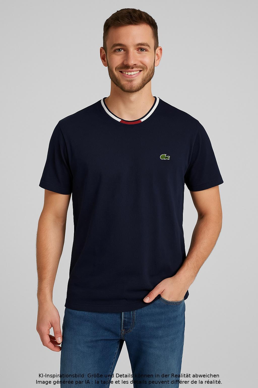 

Lacoste Herren T-Shirt, marineblau, Gr. 46