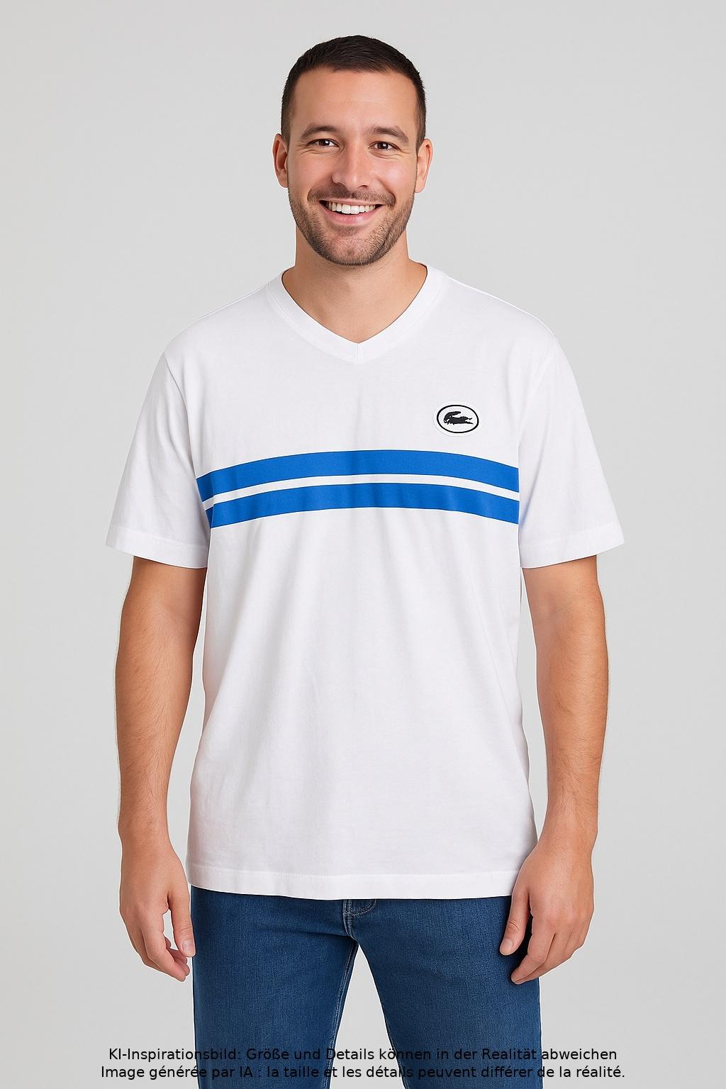 

Lacoste Herren T-Shirt, weiß, Gr. 56
