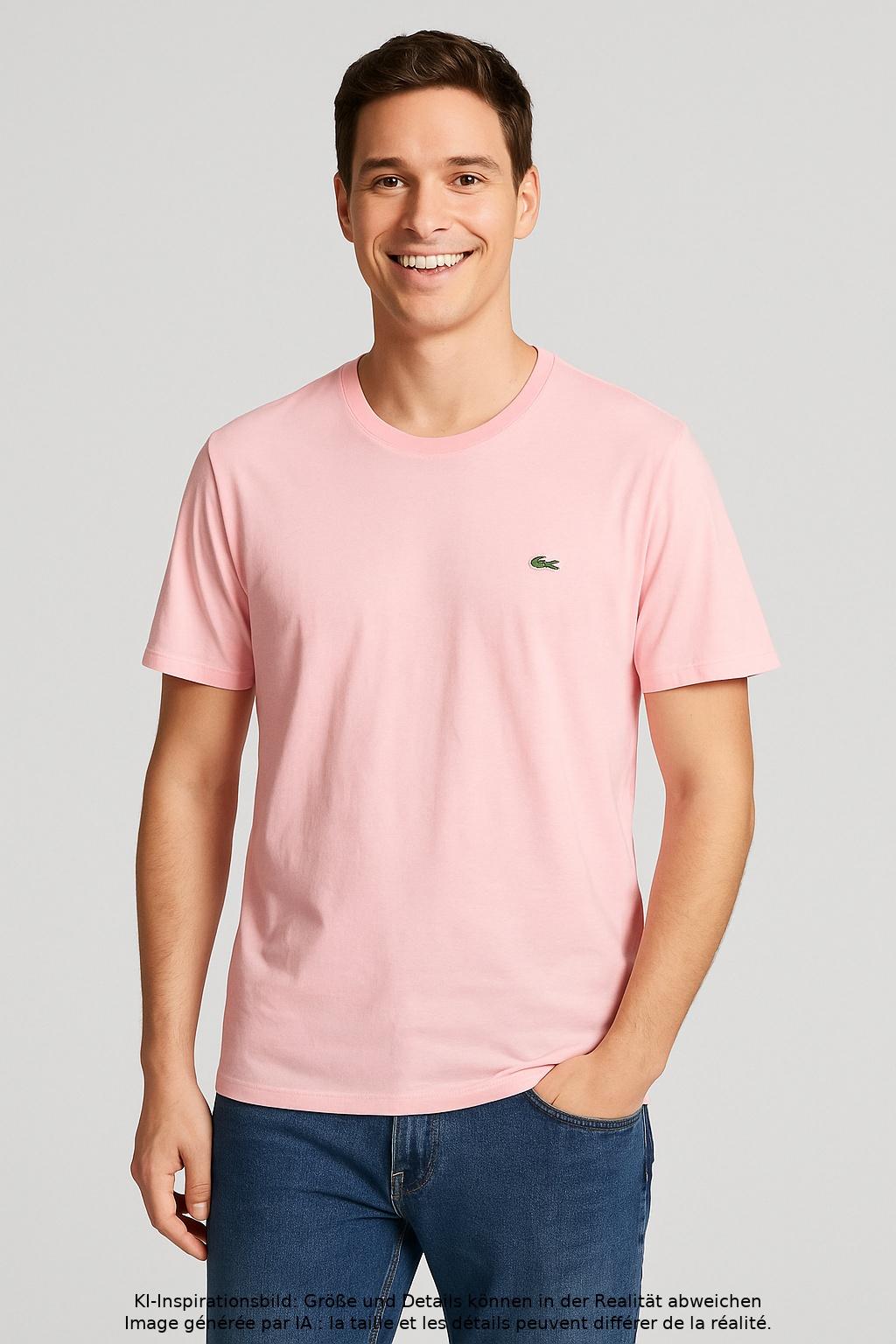 

Lacoste Herren T-Shirt, pink, Gr. 54