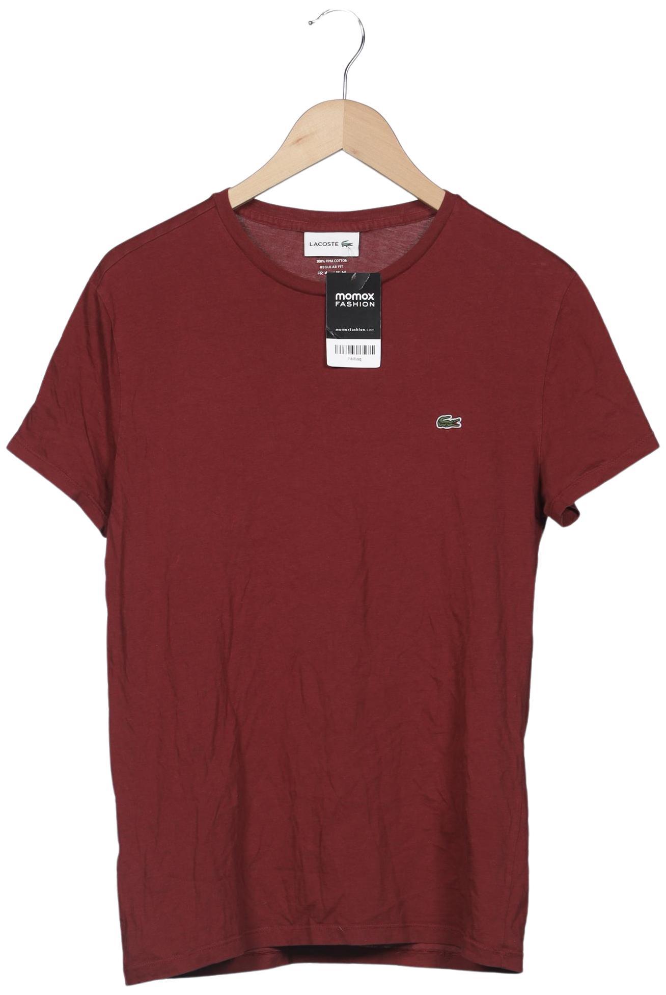 

Lacoste Herren T-Shirt, bordeaux, Gr. 48