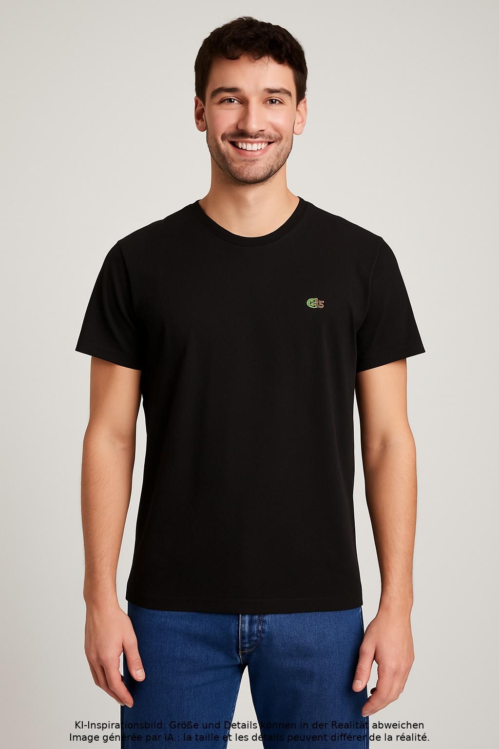 

Lacoste Herren T-Shirt, schwarz, Gr. 52