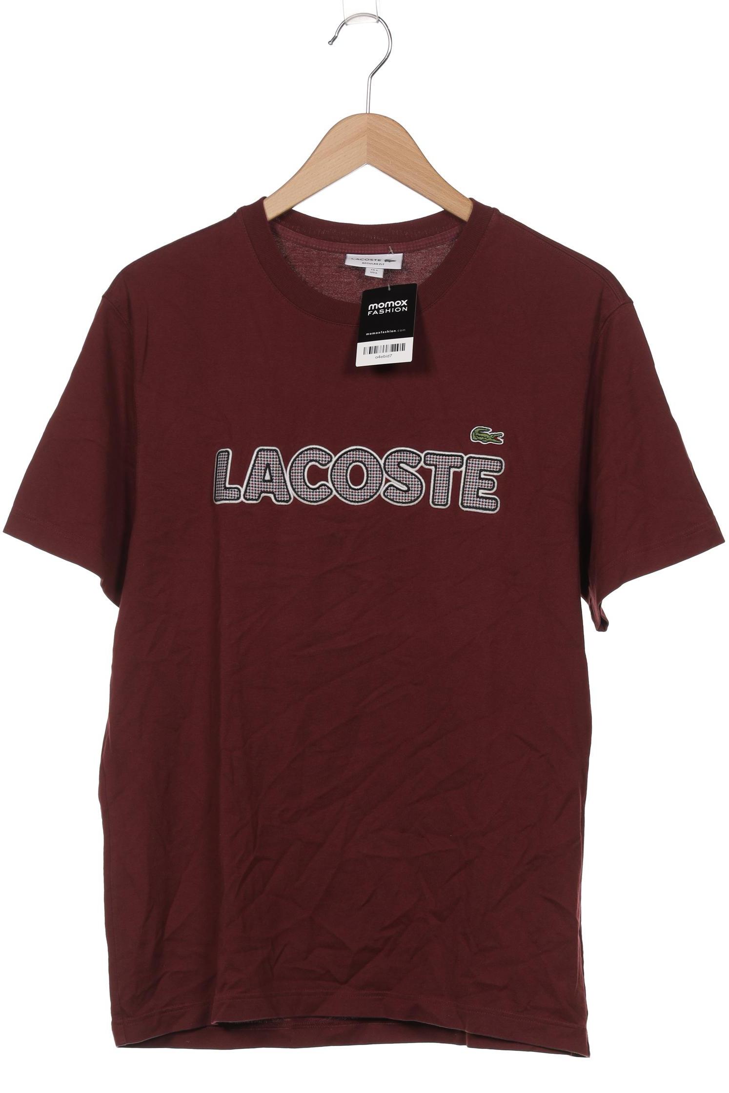 

Lacoste Herren T-Shirt, bordeaux, Gr. 52