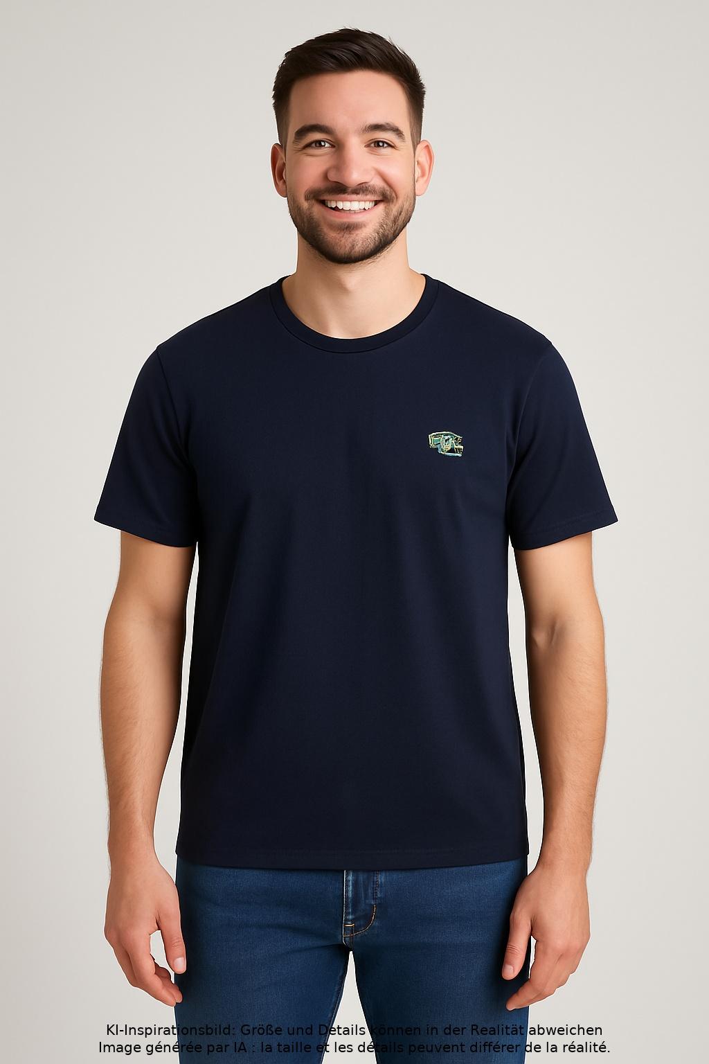 

Lacoste Herren T-Shirt, marineblau, Gr. 52