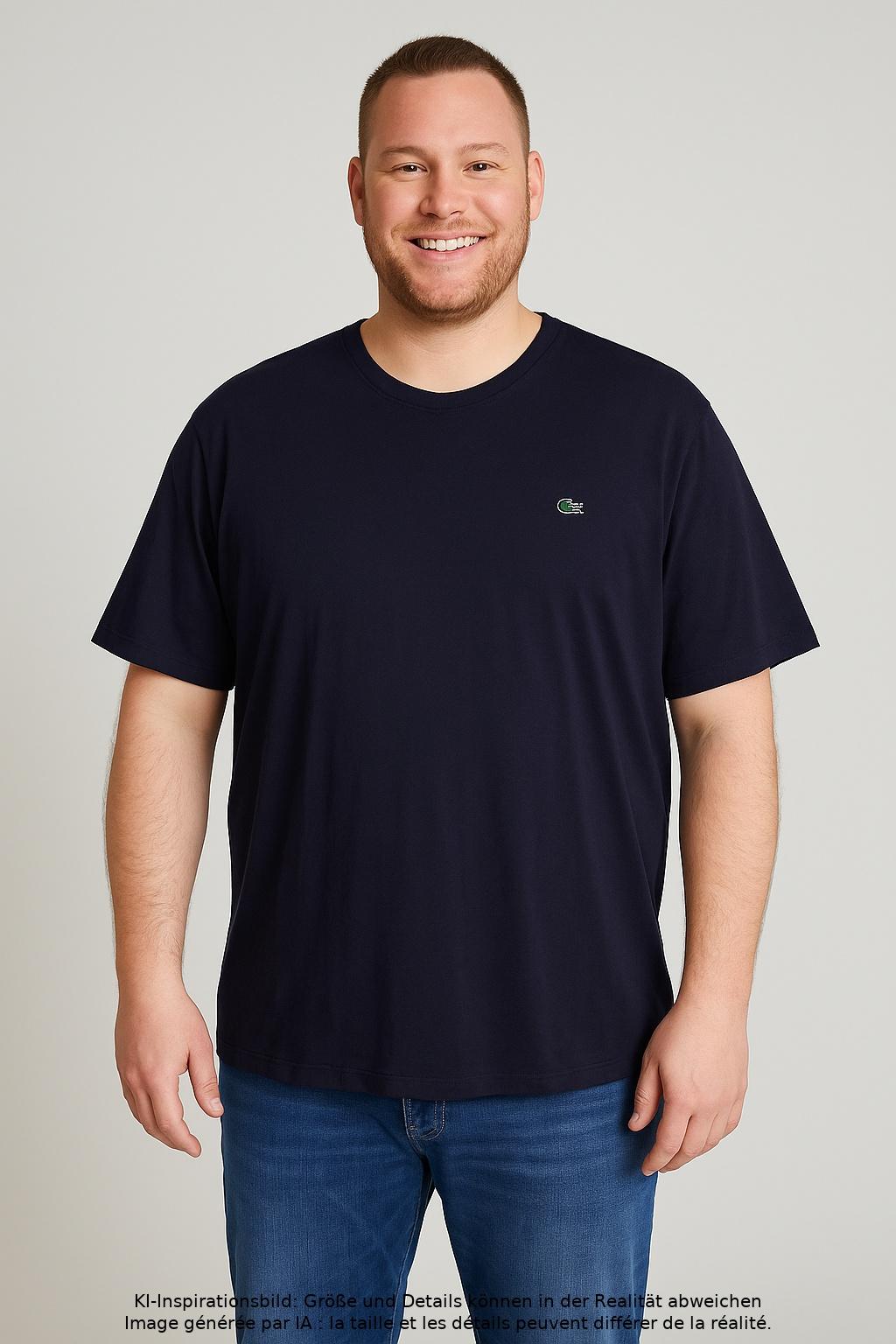 

Lacoste Herren T-Shirt, marineblau, Gr. 56
