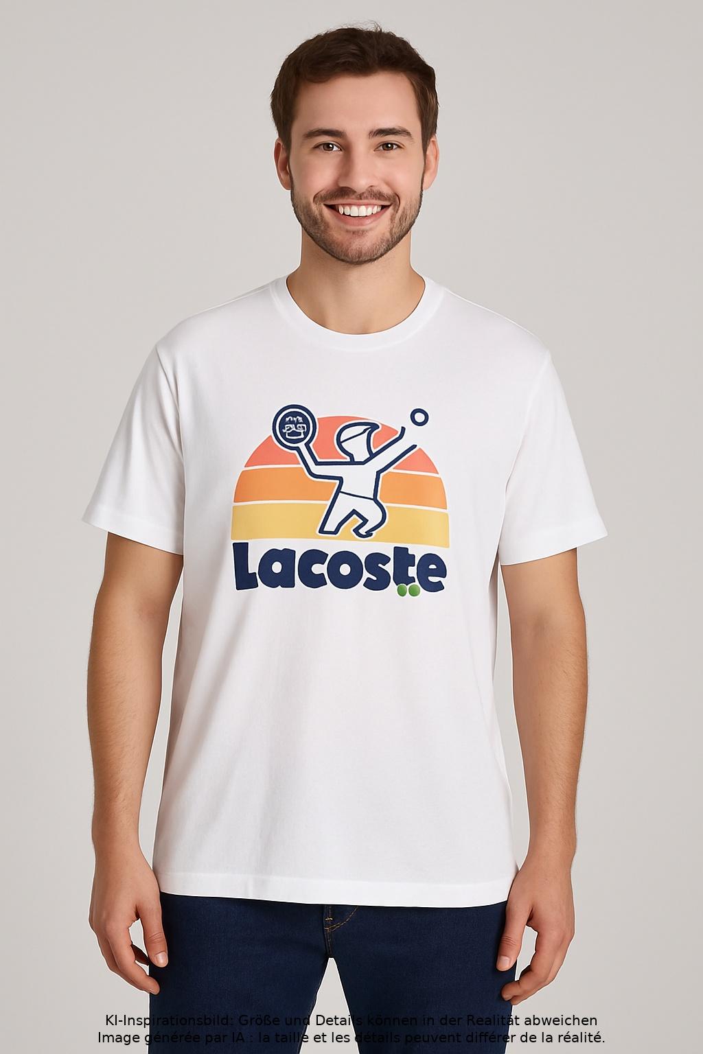 Thumbnail - Lacoste Herren T-Shirt, weiß, Gr. 56