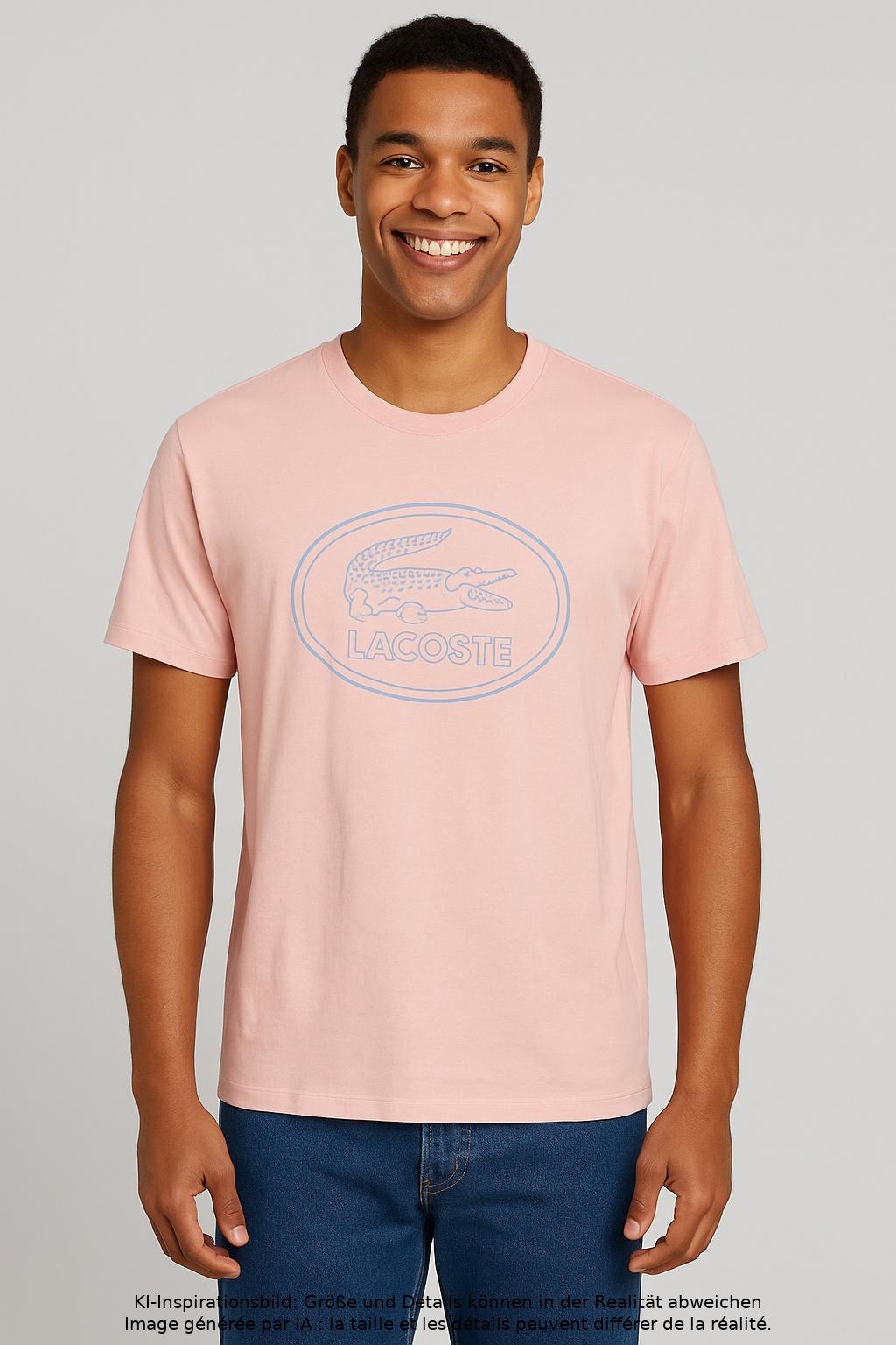 Thumbnail - Lacoste Herren T-Shirt, pink, Gr. 54