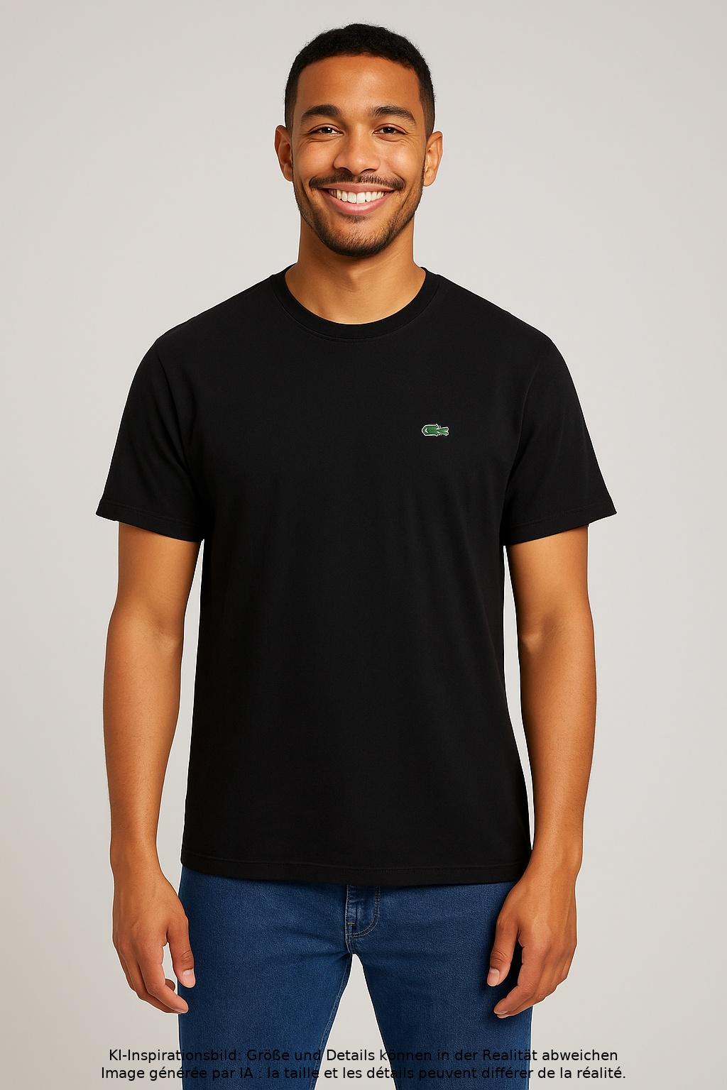 

Lacoste Herren T-Shirt, schwarz, Gr. 48