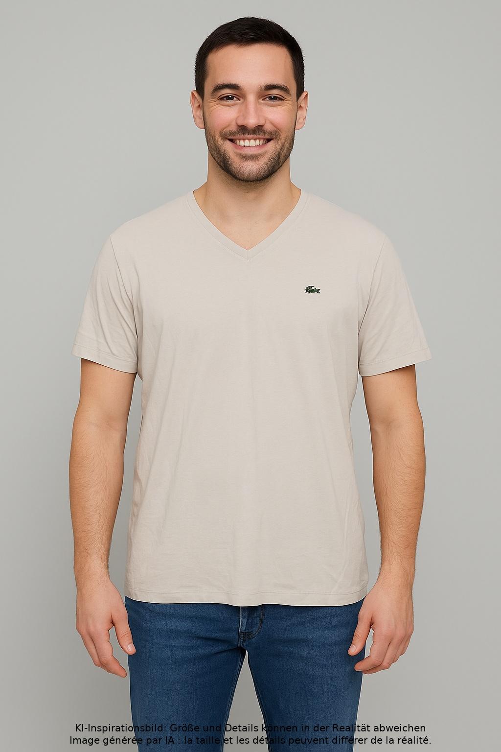 

Lacoste Herren T-Shirt, grau, Gr. 54