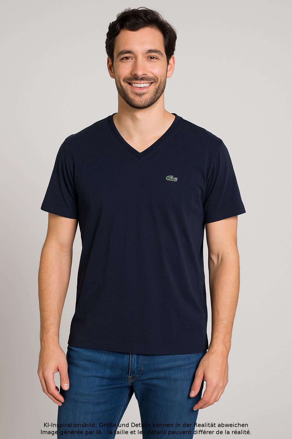 

Lacoste Herren T-Shirt, marineblau, Gr. 54
