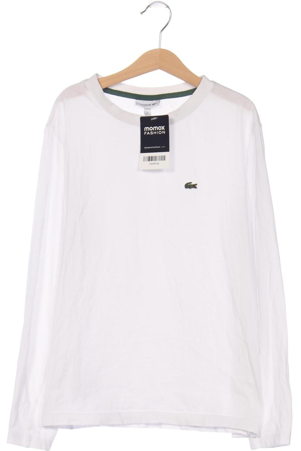 

Lacoste Herren Langarmshirt, weiß, Gr. 164