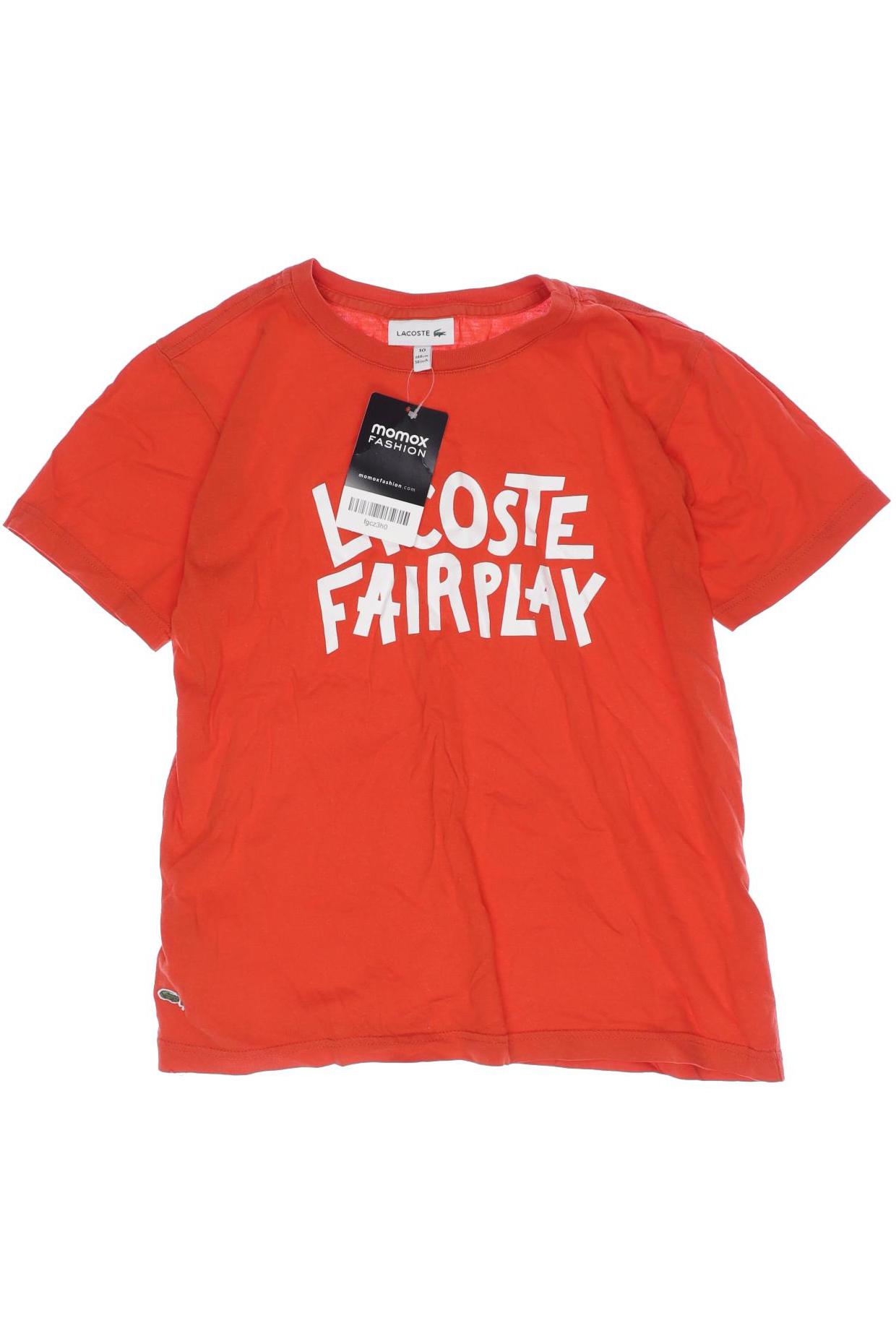 

Lacoste Herren T-Shirt, orange, Gr. 140