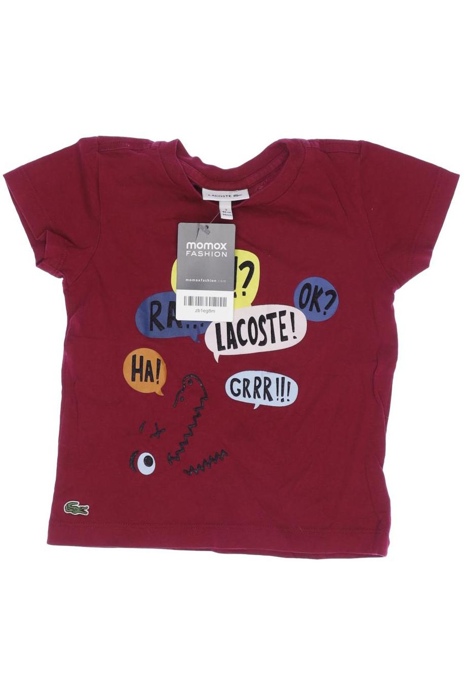 

Lacoste Herren T-Shirt, bordeaux, Gr. 86